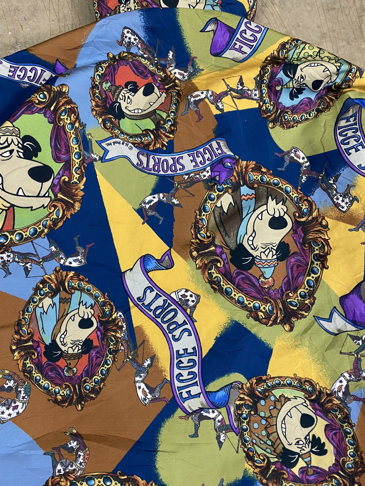 Yoshiyuki Konishi AW99 FICCE Muttley reversible all over print Size US XL / EU 56 / 4 - 8 Thumbnail