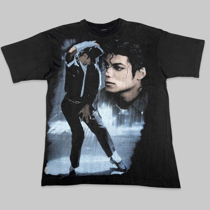Vintage 1990's A.O.P. Michael Jackson T-Shirt Sz. L
