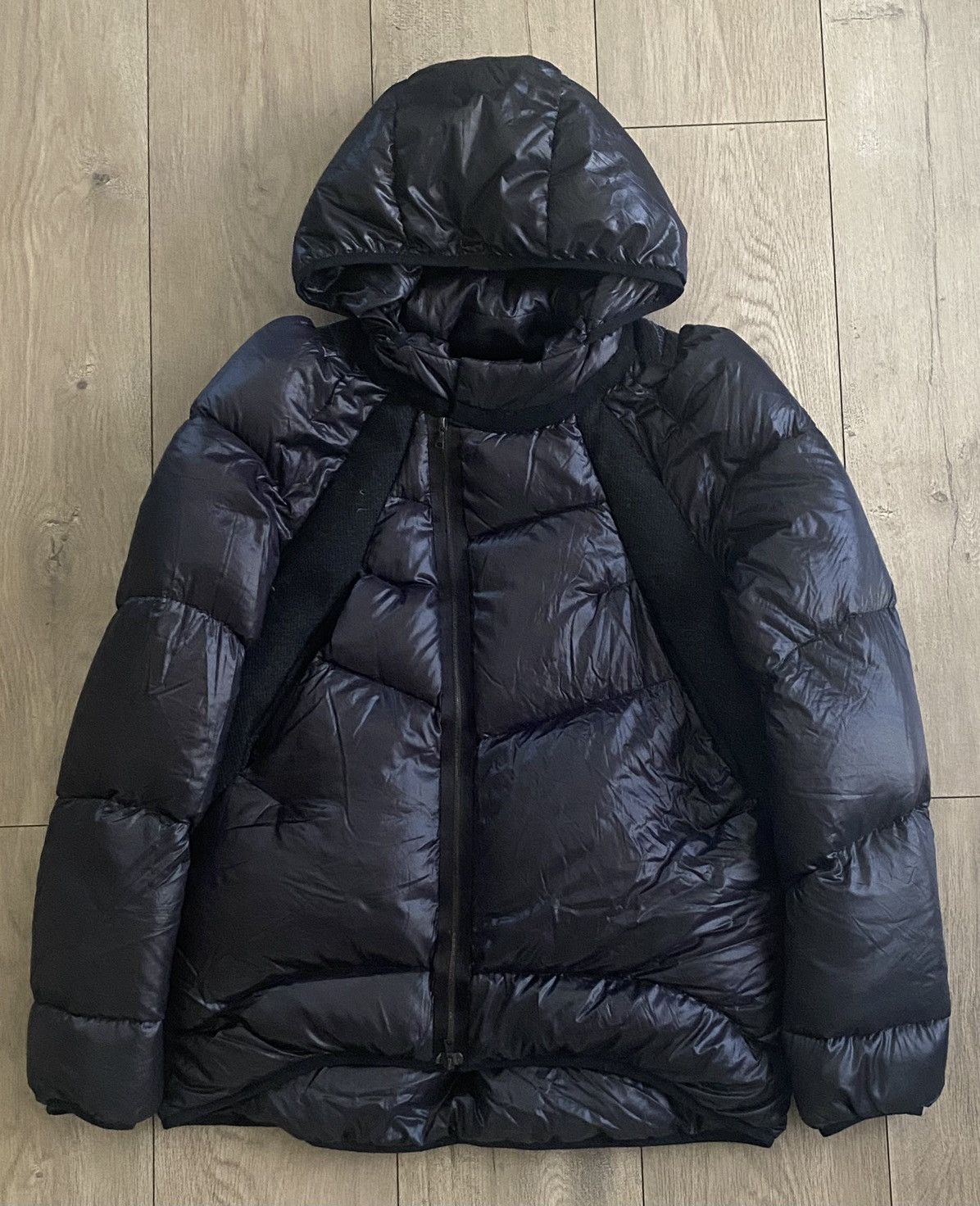 Pre-owned Undercover Aw2009 Earmuff Maniac Zip Up Puffer Runway