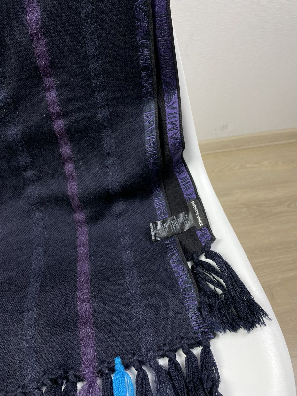 Emporio Armani Emporio Armani Logo Scarf Size ONE SIZE - 3 Thumbnail