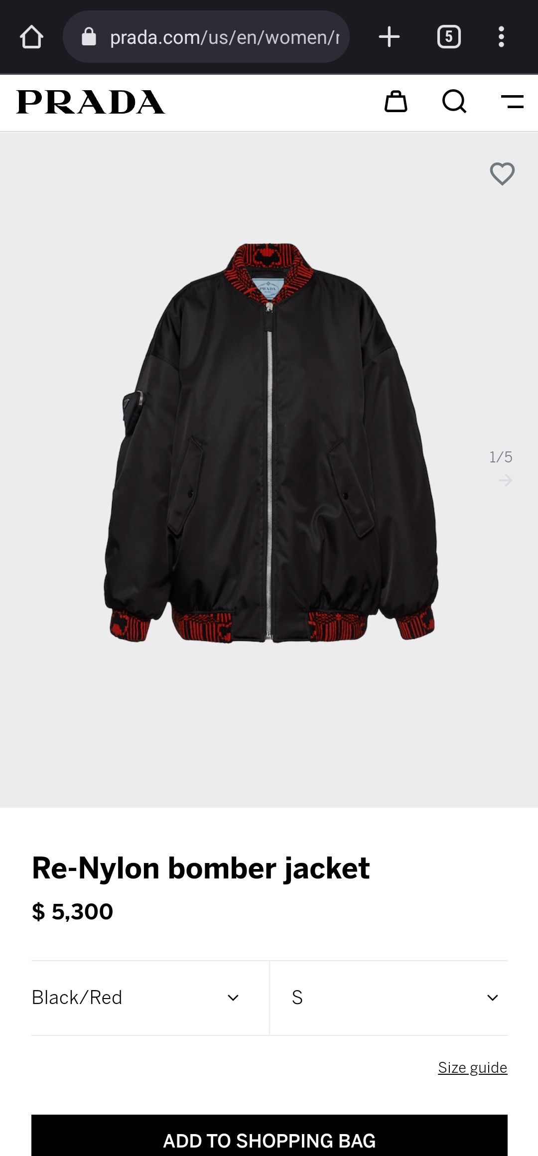 Prada Prada Runway Knit Re-Nylon Bomber Size US S / EU 44-46 / 1 - 21 Thumbnail