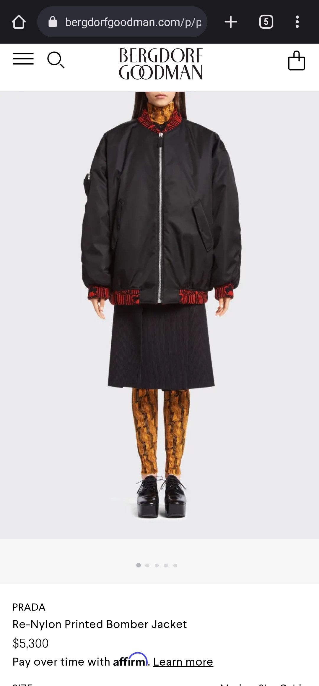 Prada Prada Runway Knit Re-Nylon Bomber Size US S / EU 44-46 / 1 - 22 Thumbnail
