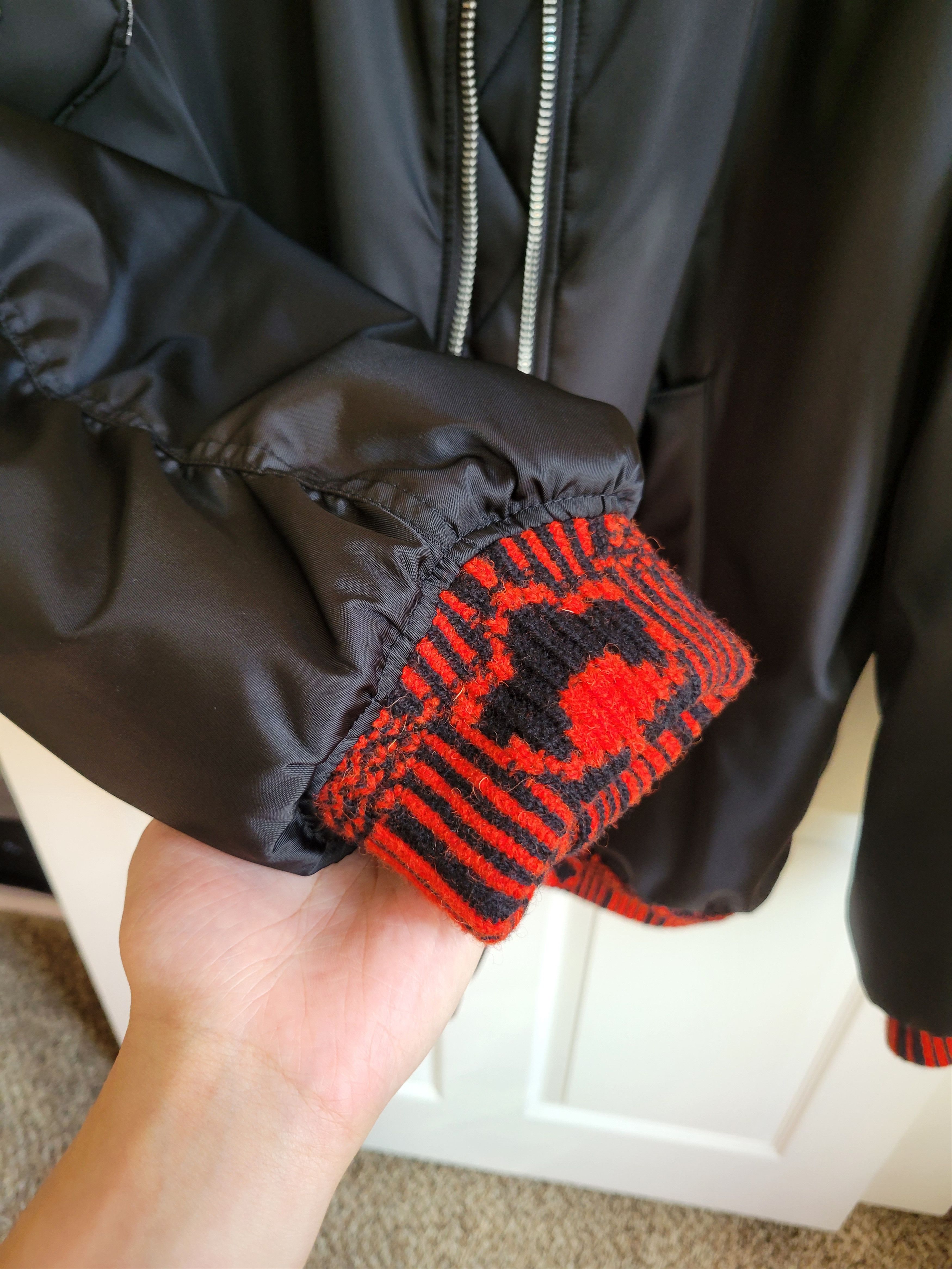 Prada Prada Runway Knit Re-Nylon Bomber Size US S / EU 44-46 / 1 - 10 Thumbnail