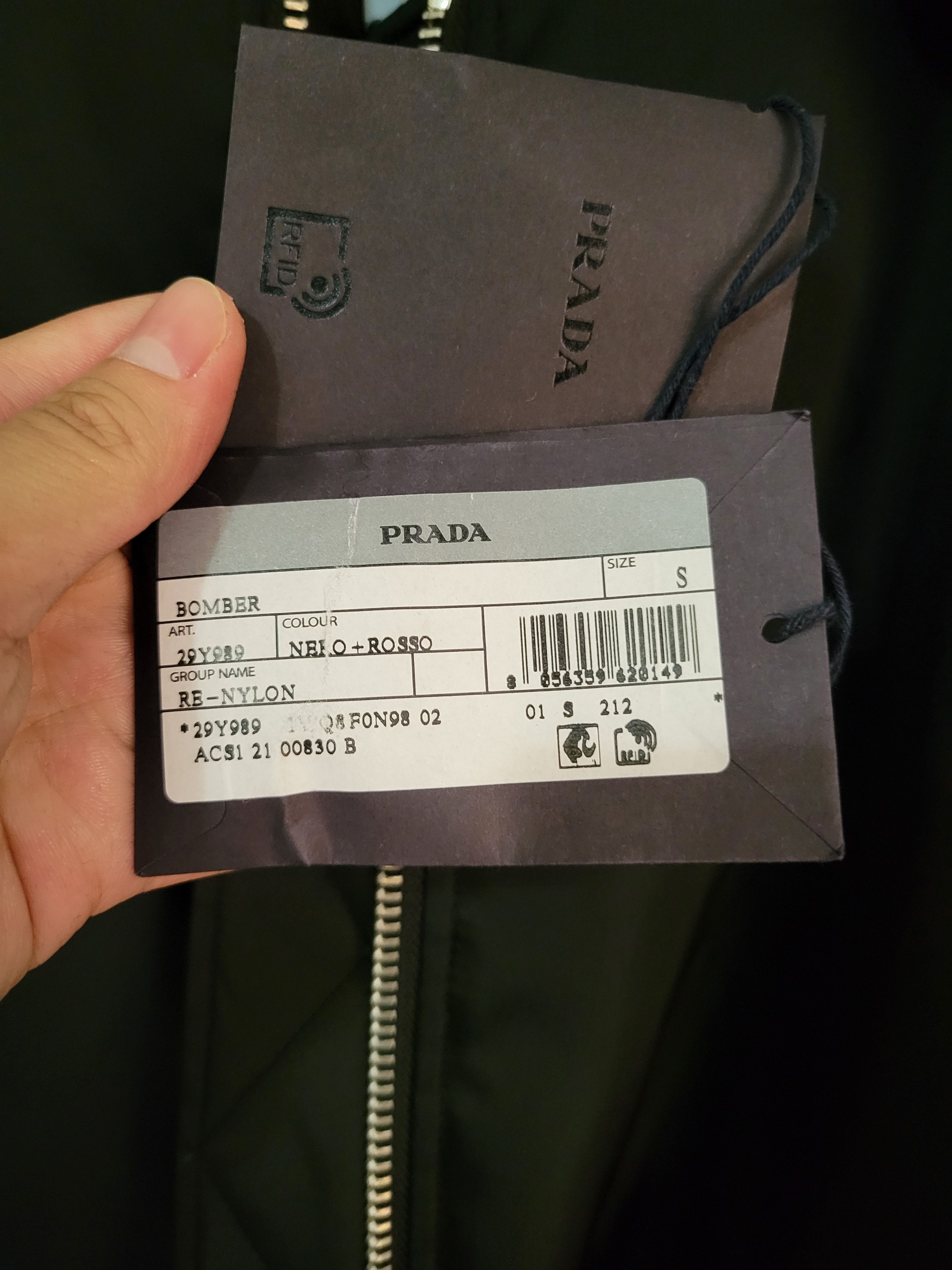 Prada Prada Runway Knit Re-Nylon Bomber Size US S / EU 44-46 / 1 - 13 Thumbnail