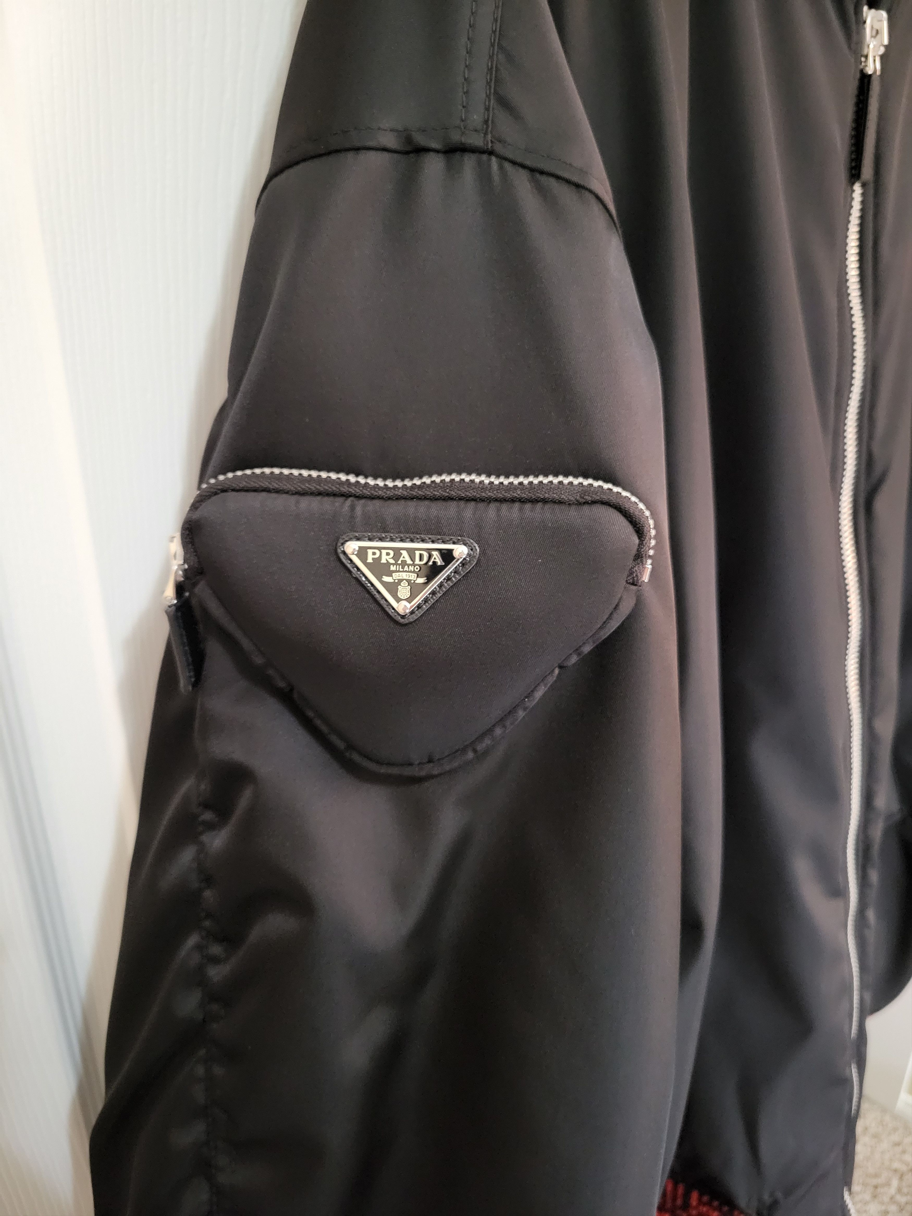 Prada Prada Runway Knit Re-Nylon Bomber Size US S / EU 44-46 / 1 - 8 Thumbnail