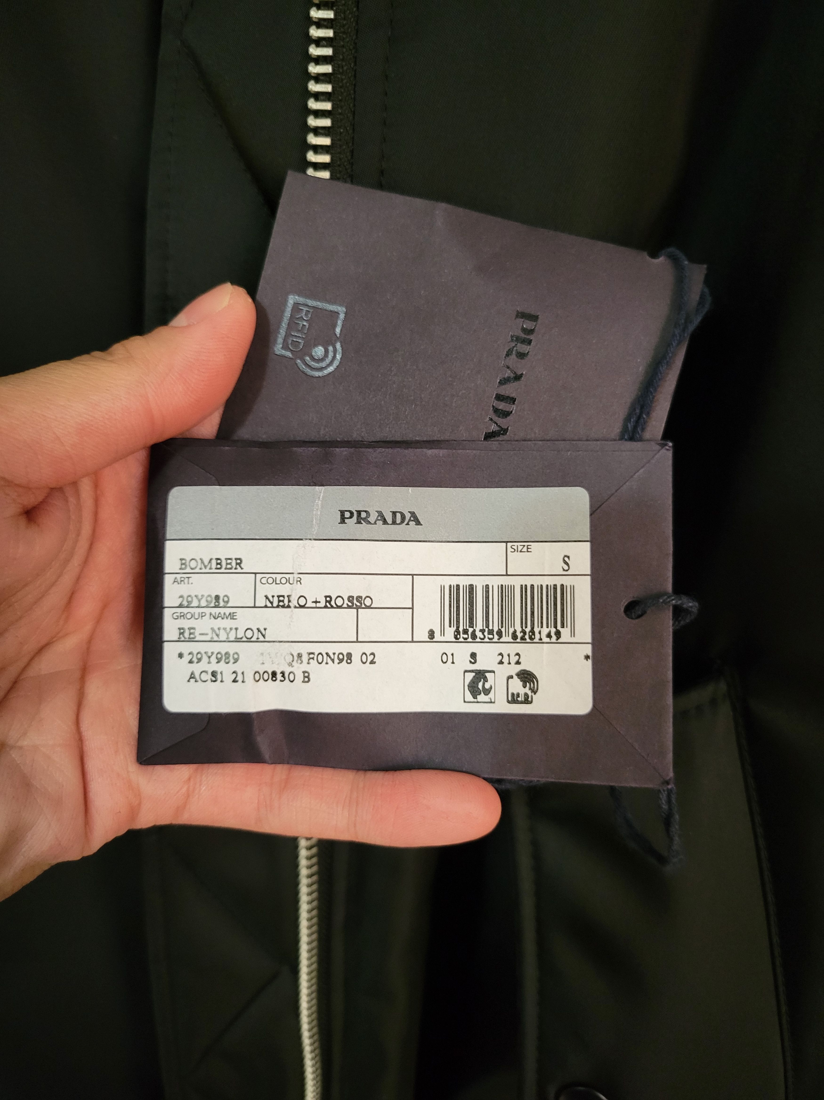 Prada Prada Runway Knit Re-Nylon Bomber Size US S / EU 44-46 / 1 - 12 Thumbnail