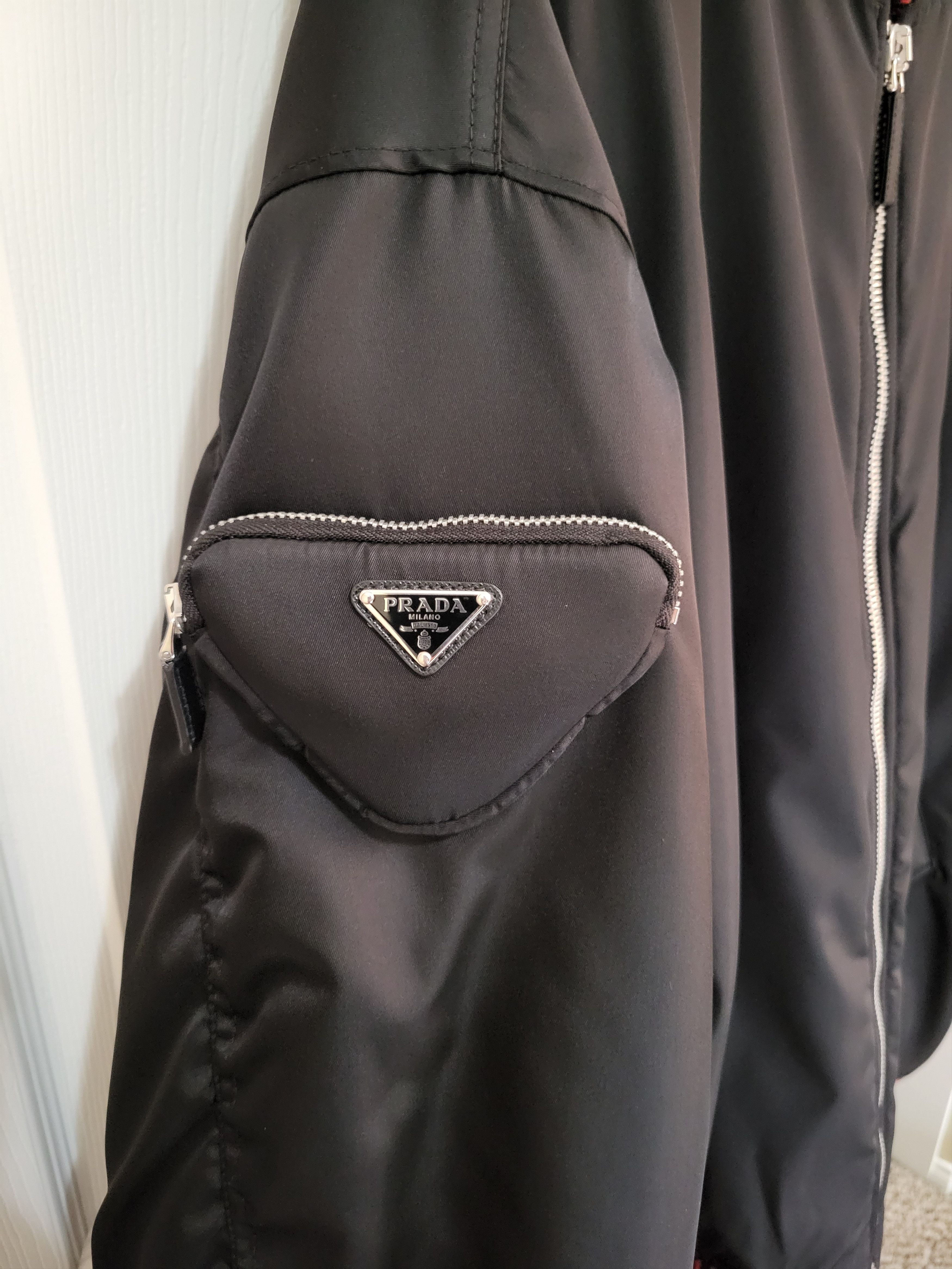 Prada Prada Runway Knit Re-Nylon Bomber Size US S / EU 44-46 / 1 - 7 Thumbnail