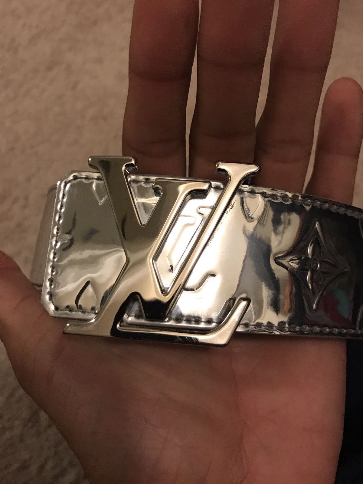 louis vuitton mirror belt