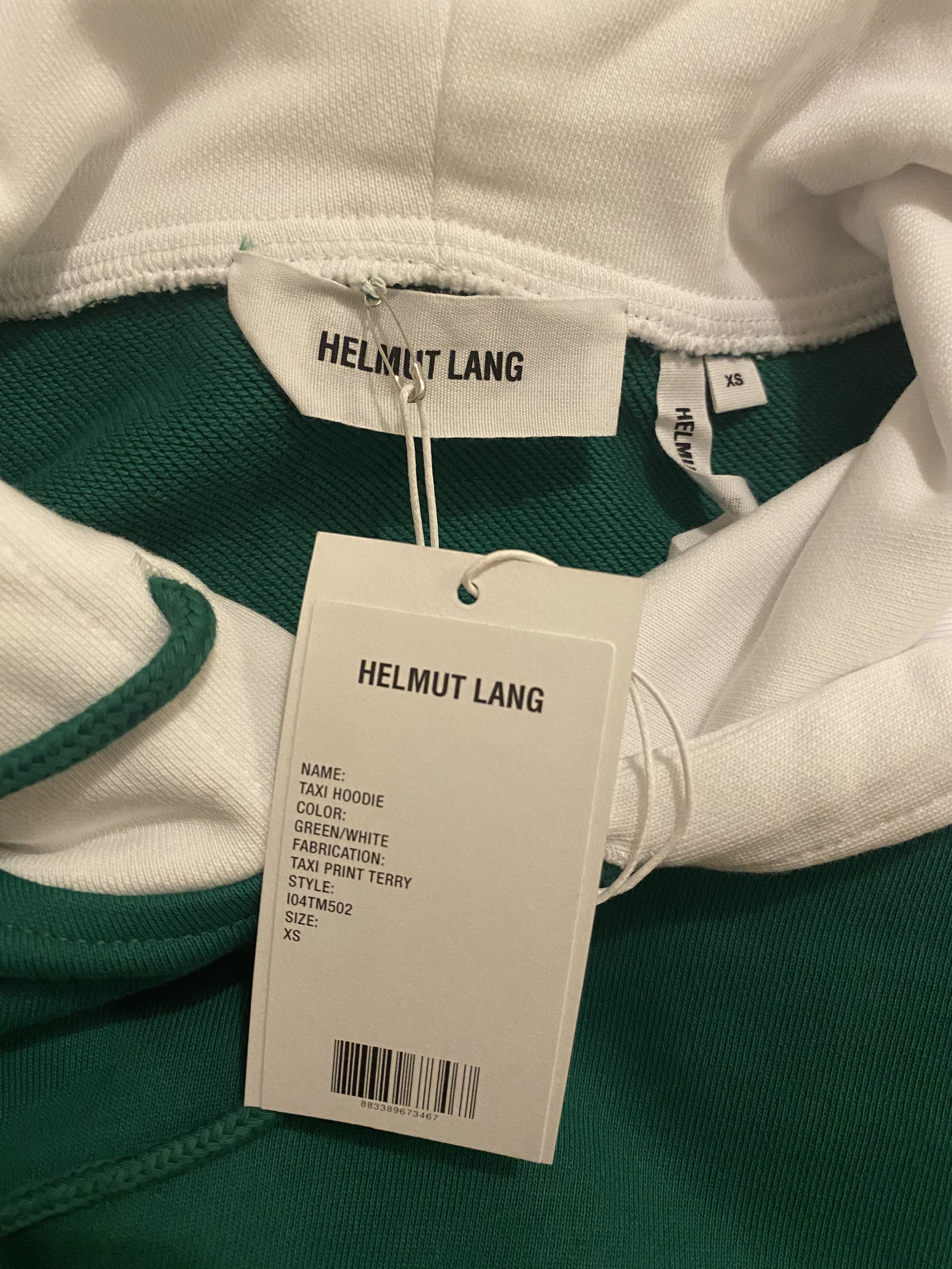 Helmut Lang ⚡️QUICK SALE⚡️ Helmut Lang Green Taxi Hoodie Size US XS / EU 42 / 0 - 3 Thumbnail