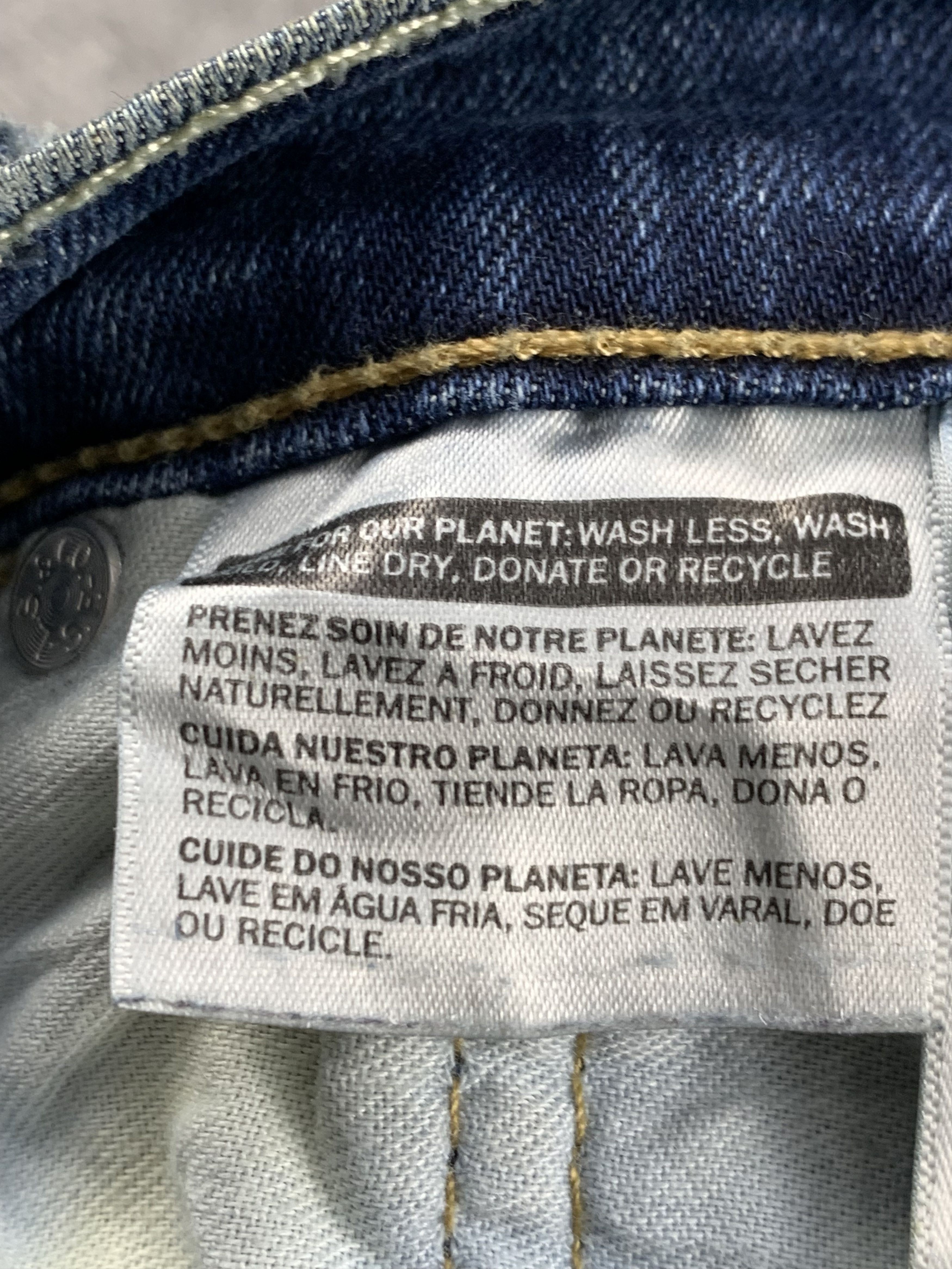 Levi's Vintage Levis 511 Faded Blue Jeans DP2035 Size US 31 - 7 Thumbnail