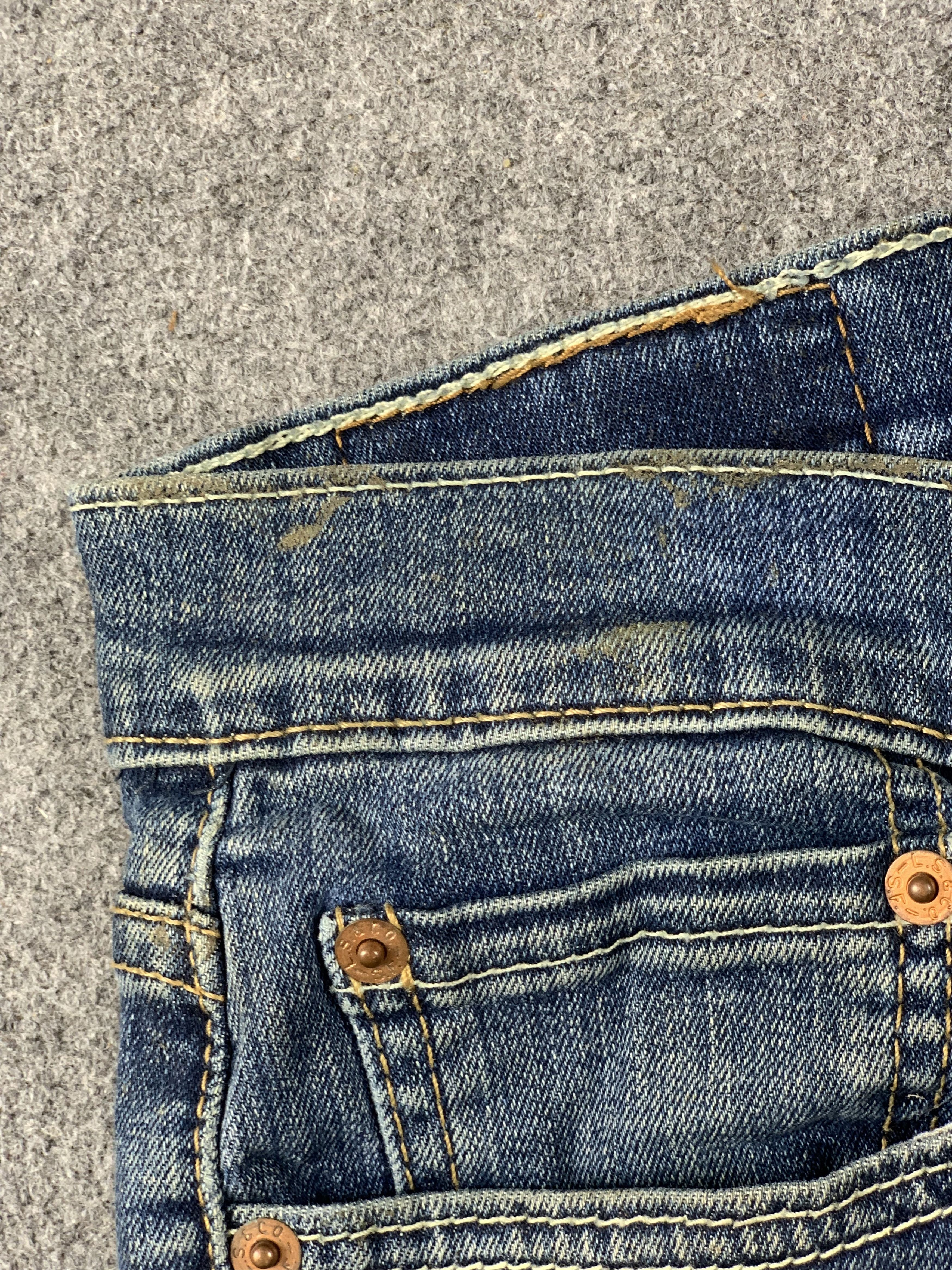 Levi's Vintage Levis 511 Faded Blue Jeans DP2035 Size US 31 - 17 Thumbnail