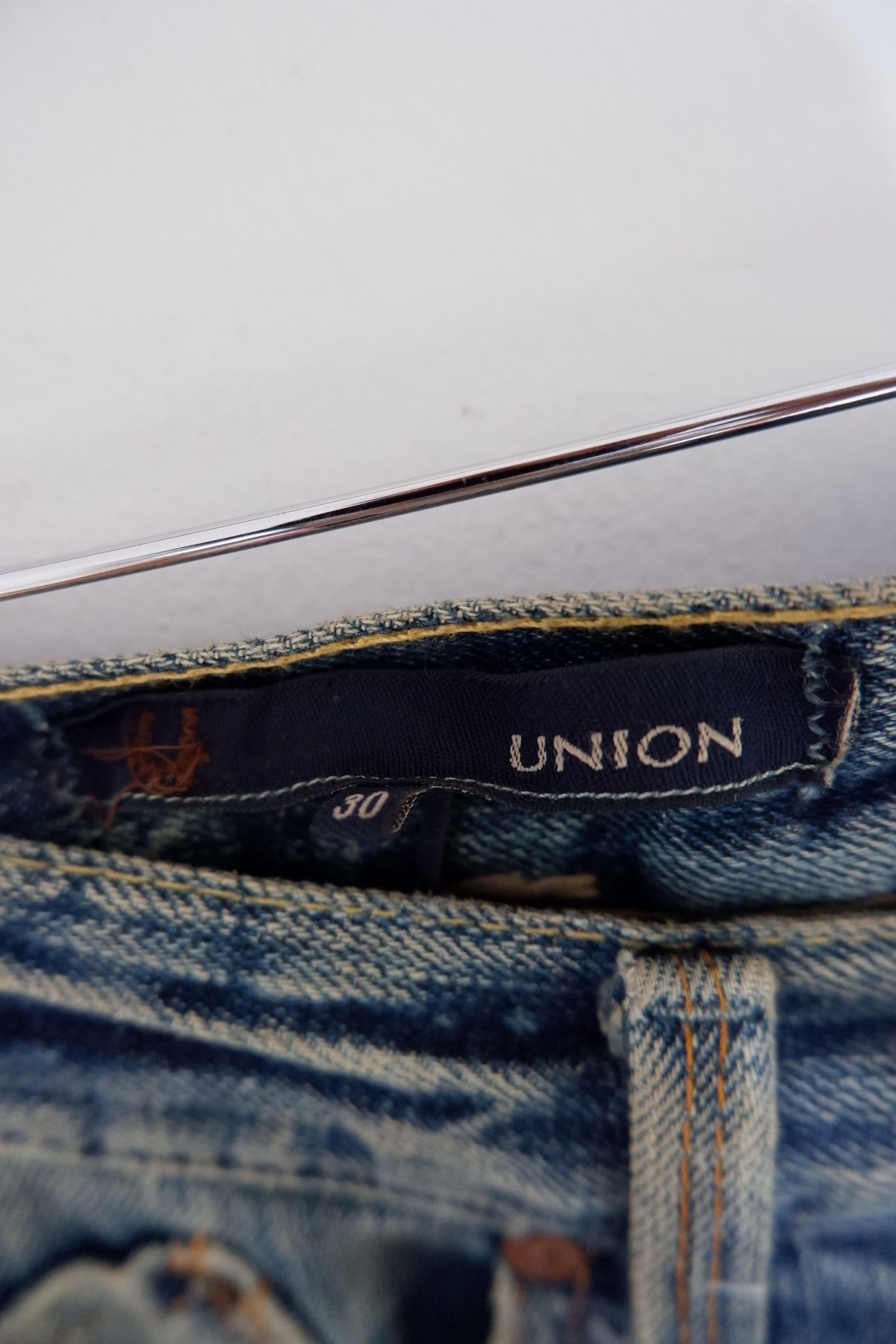 Kapital Vintage Union LA Distressed Mudwash Jeans Size US 32 / EU 48 - 8 Thumbnail