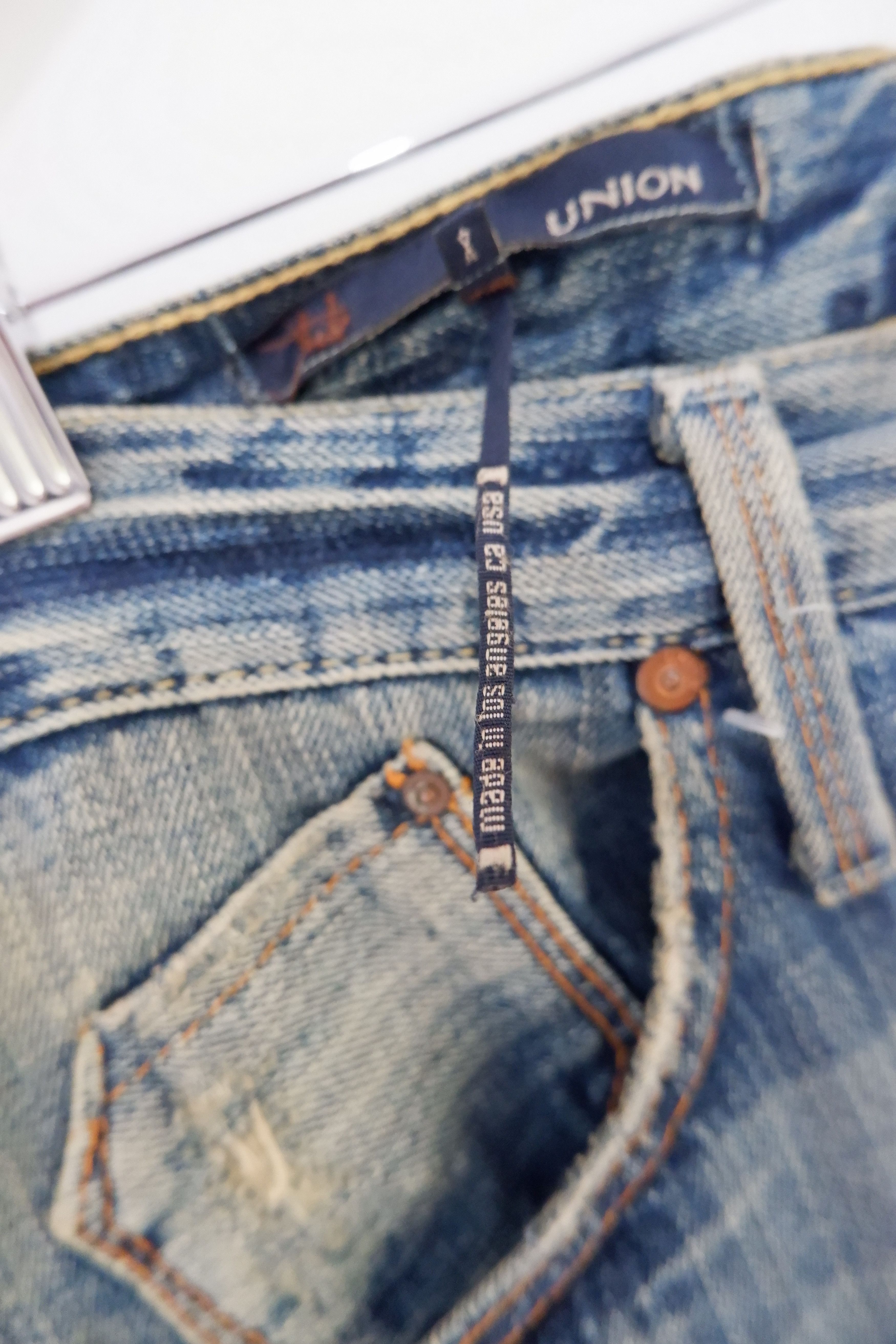 Kapital Vintage Union LA Distressed Mudwash Jeans Size US 32 / EU 48 - 5 Thumbnail