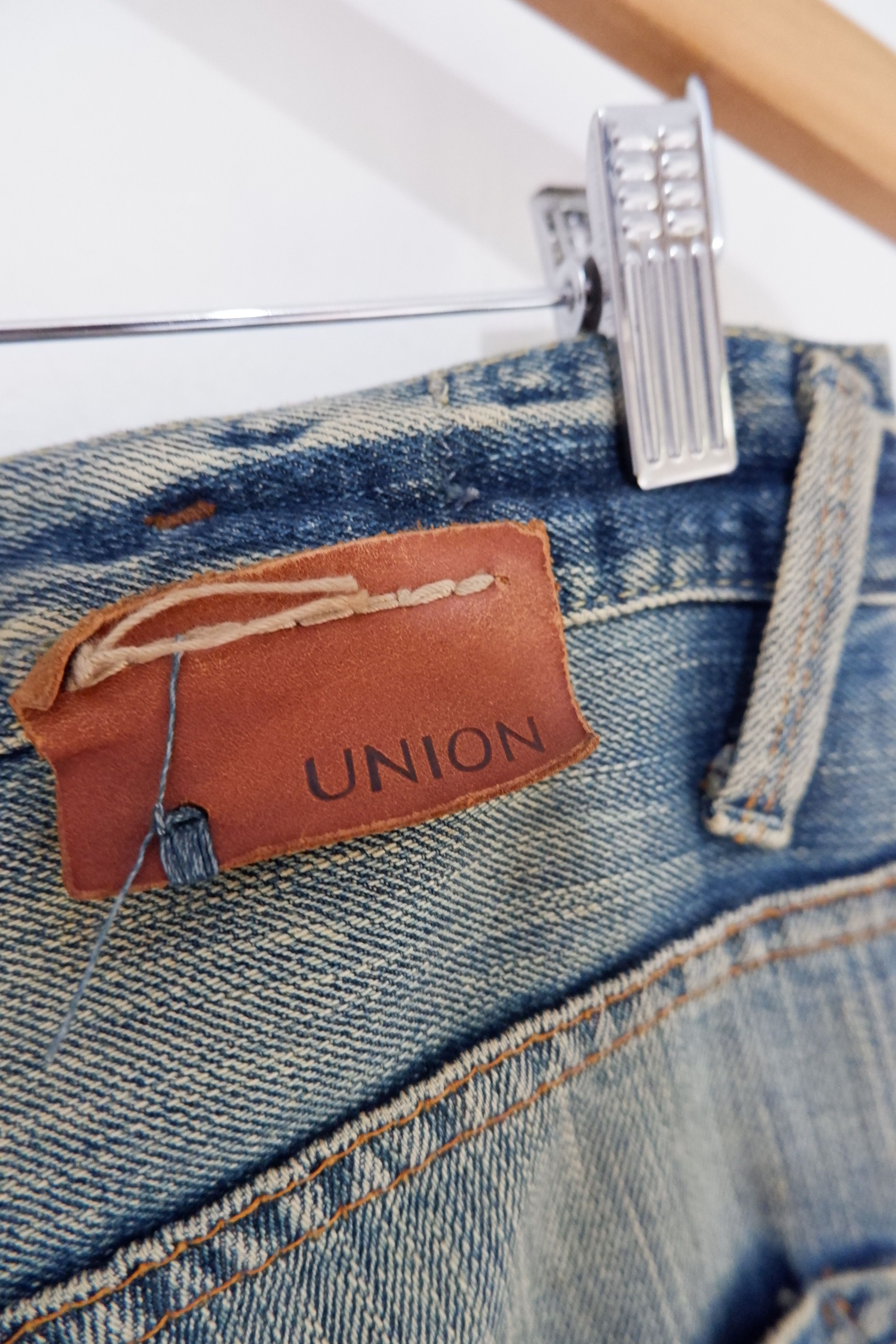 Kapital Vintage Union LA Distressed Mudwash Jeans Size US 32 / EU 48 - 7 Thumbnail