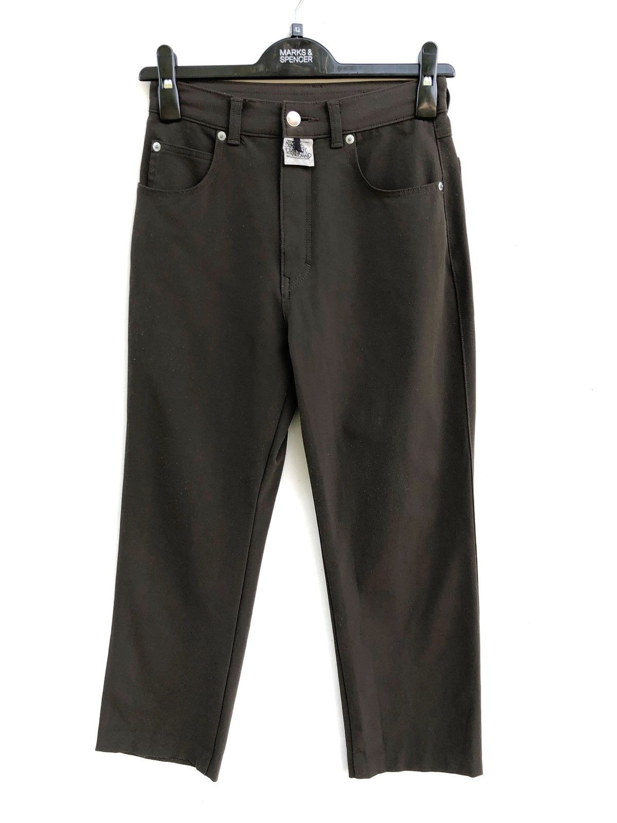 image of Vintage Marithe Francois Girbaud Dark Green Pants, Men's (Size 26)