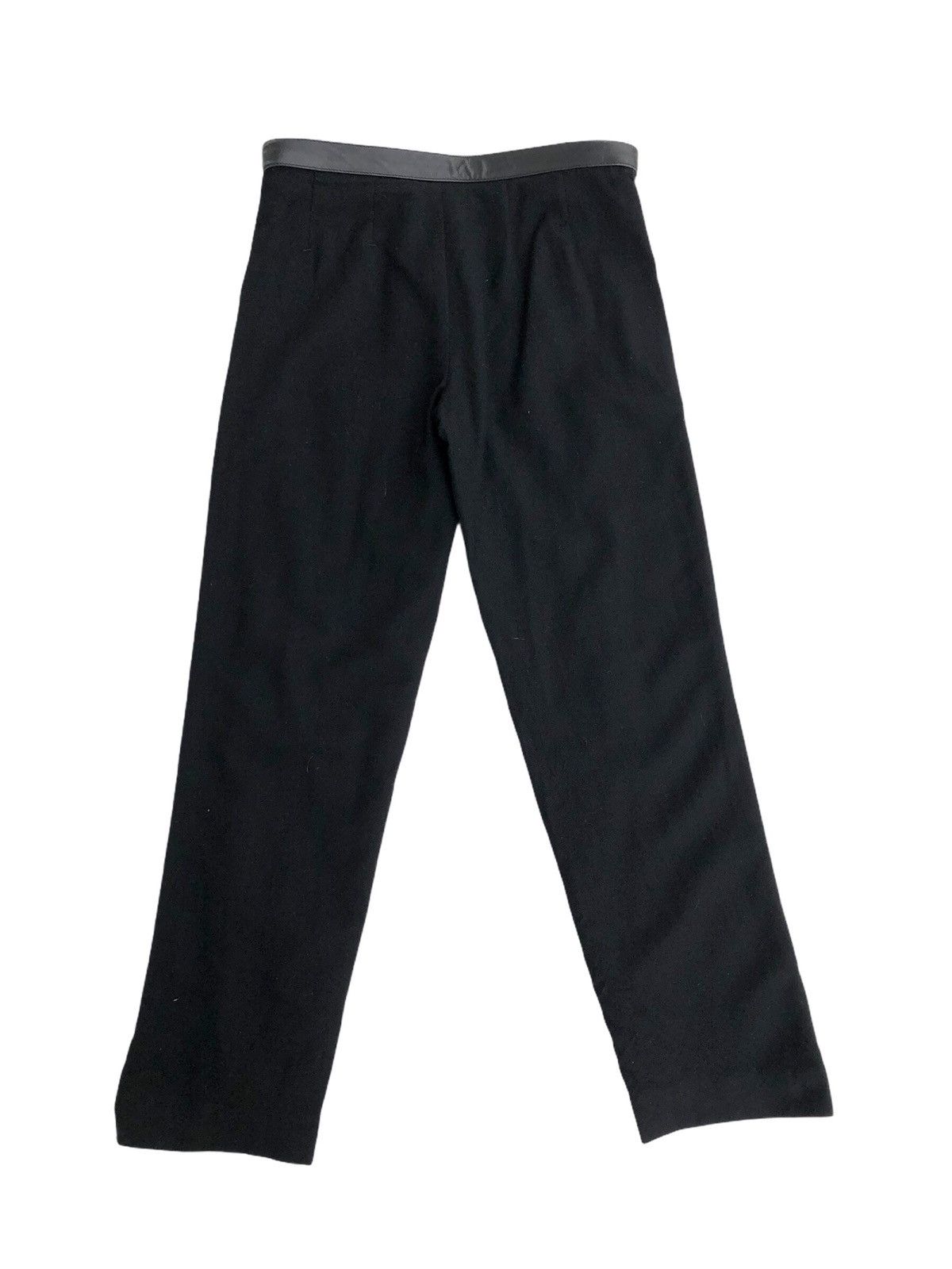 Dirk Bikkembergs Wool Leather Pants Size US 30 / EU 46 - 2 Thumbnail