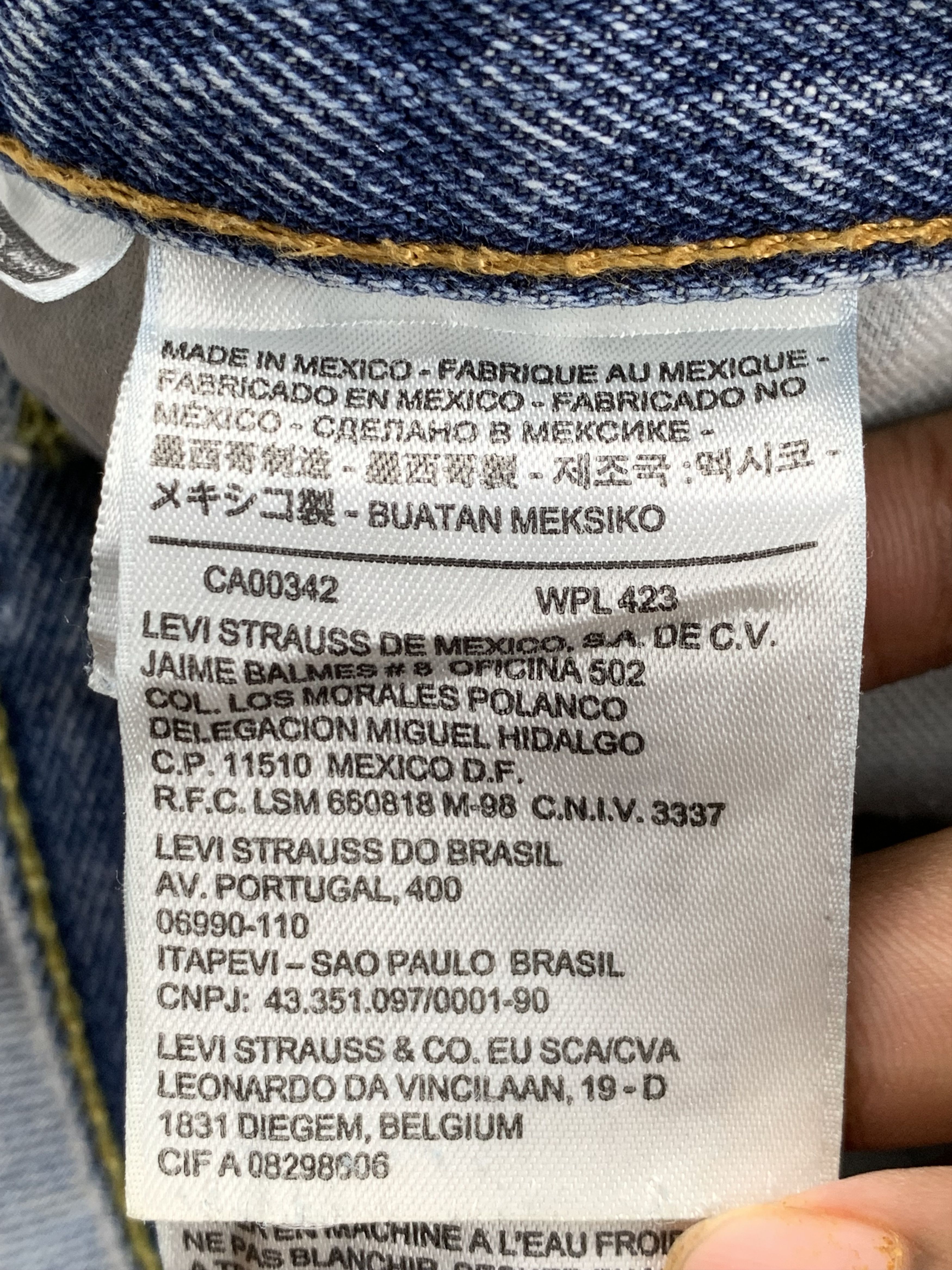 Levi's Vintage Levis 505 Light Wash Jeans DP2039 Size US 31 - 7 Thumbnail