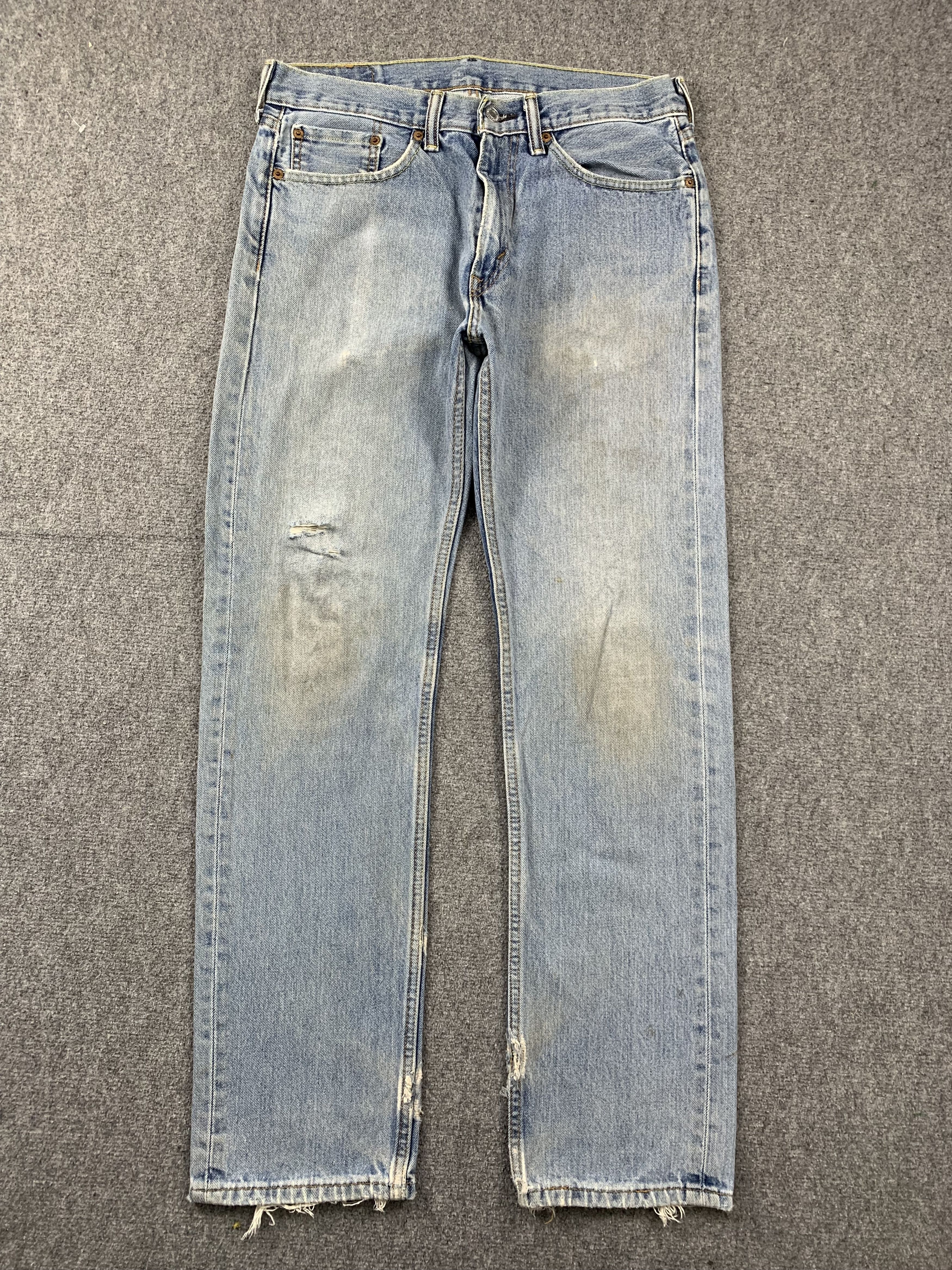 Levi's Vintage Levis 505 Light Wash Jeans DP2039 Size US 31 - 1 Thumbnail