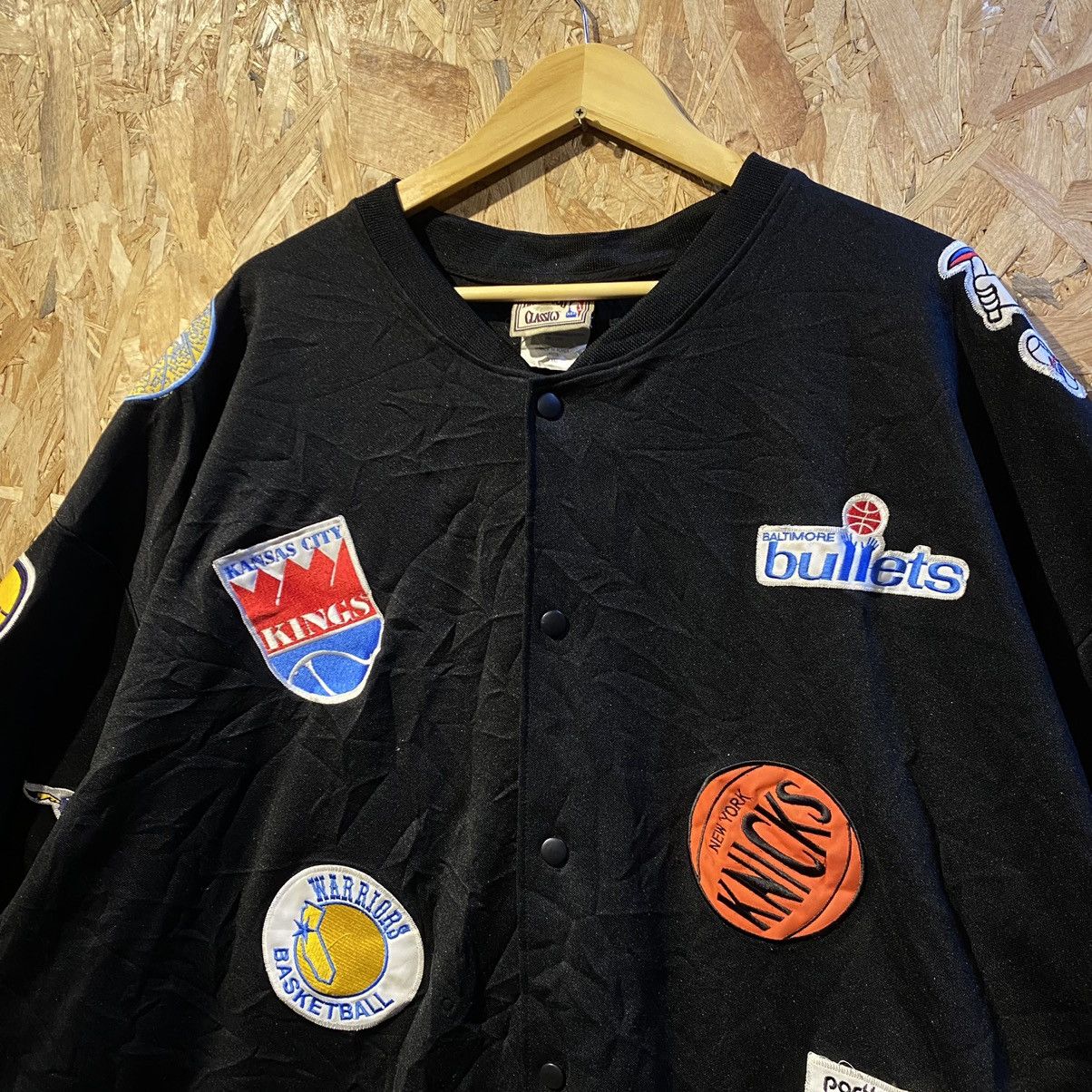 Majestic × NBA Vintage All Over NBA Patches Warm Up Jersey Shirt Size US XXL / EU 58 / 5 - 3 Thumbnail
