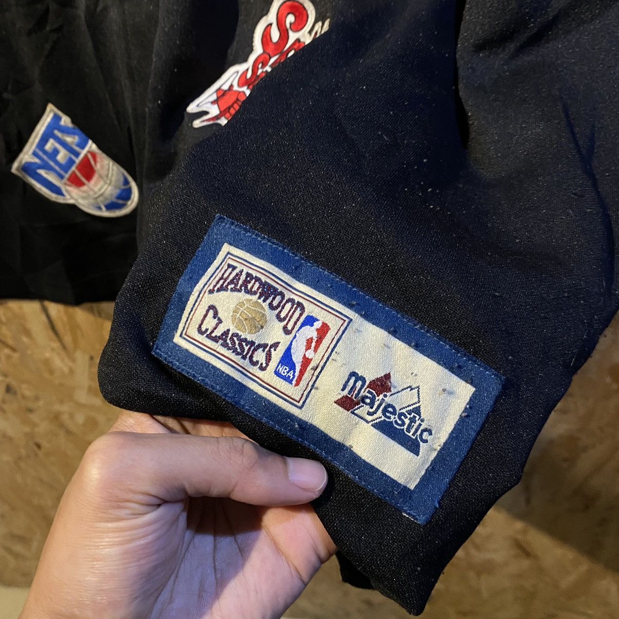 Majestic × NBA Vintage All Over NBA Patches Warm Up Jersey Shirt Size US XXL / EU 58 / 5 - 5 Thumbnail