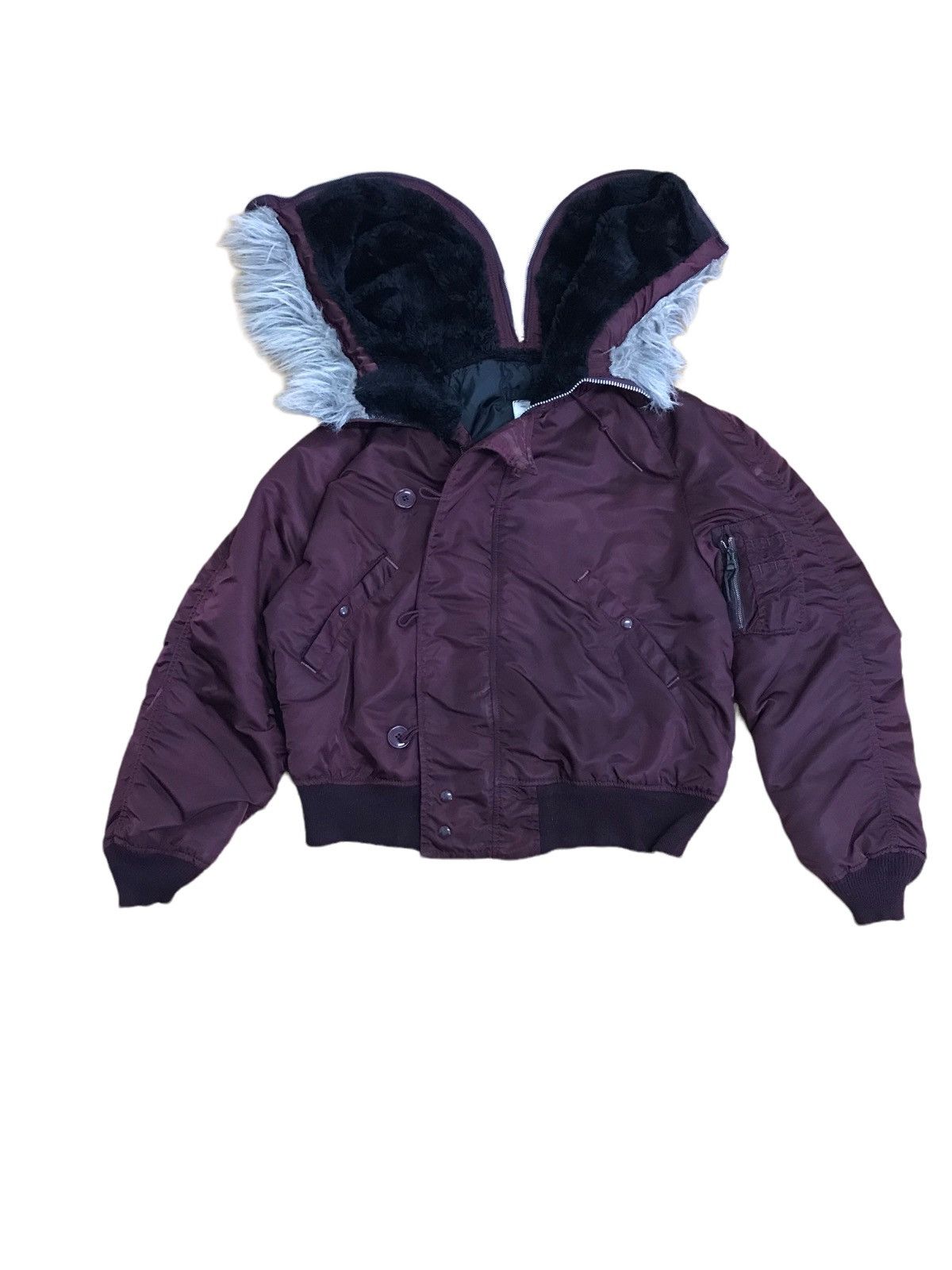 Alpha Industries × Vintage Rare Hoodie Alpha industries N-2B Jacket Size US L / EU 52-54 / 3 - 1 Thumbnail