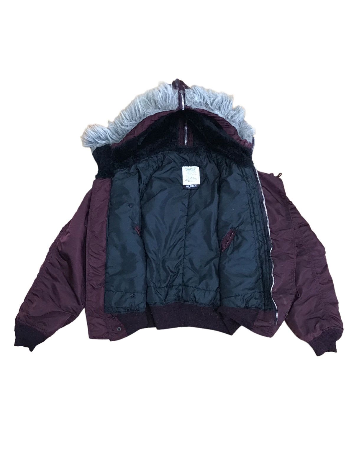 Alpha Industries × Vintage Rare Hoodie Alpha industries N-2B Jacket Size US L / EU 52-54 / 3 - 7 Thumbnail