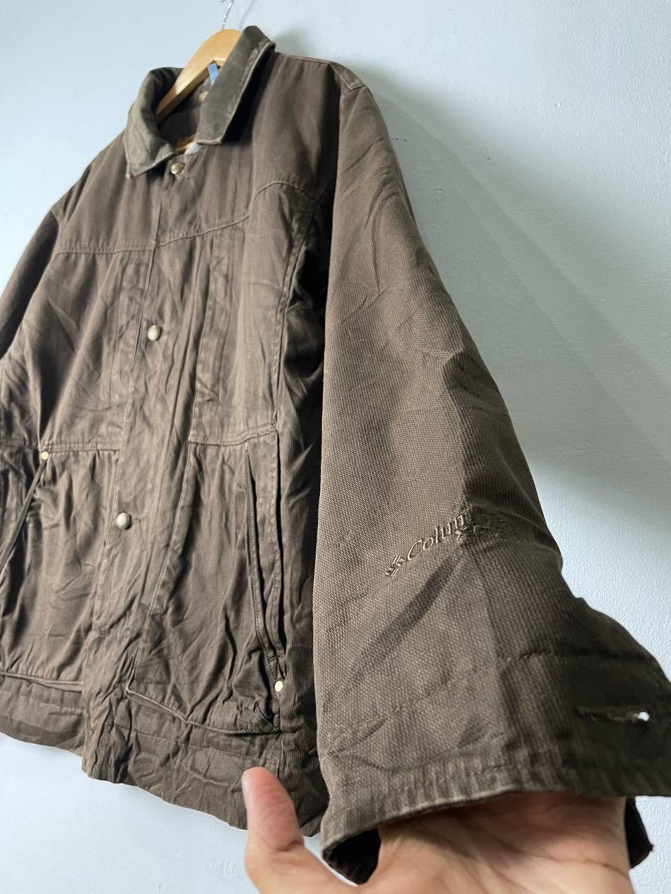 Columbia Vintage Columbia Chore Workwear Hunting Jacket Brown Size US L / EU 52-54 / 3 - 3 Thumbnail
