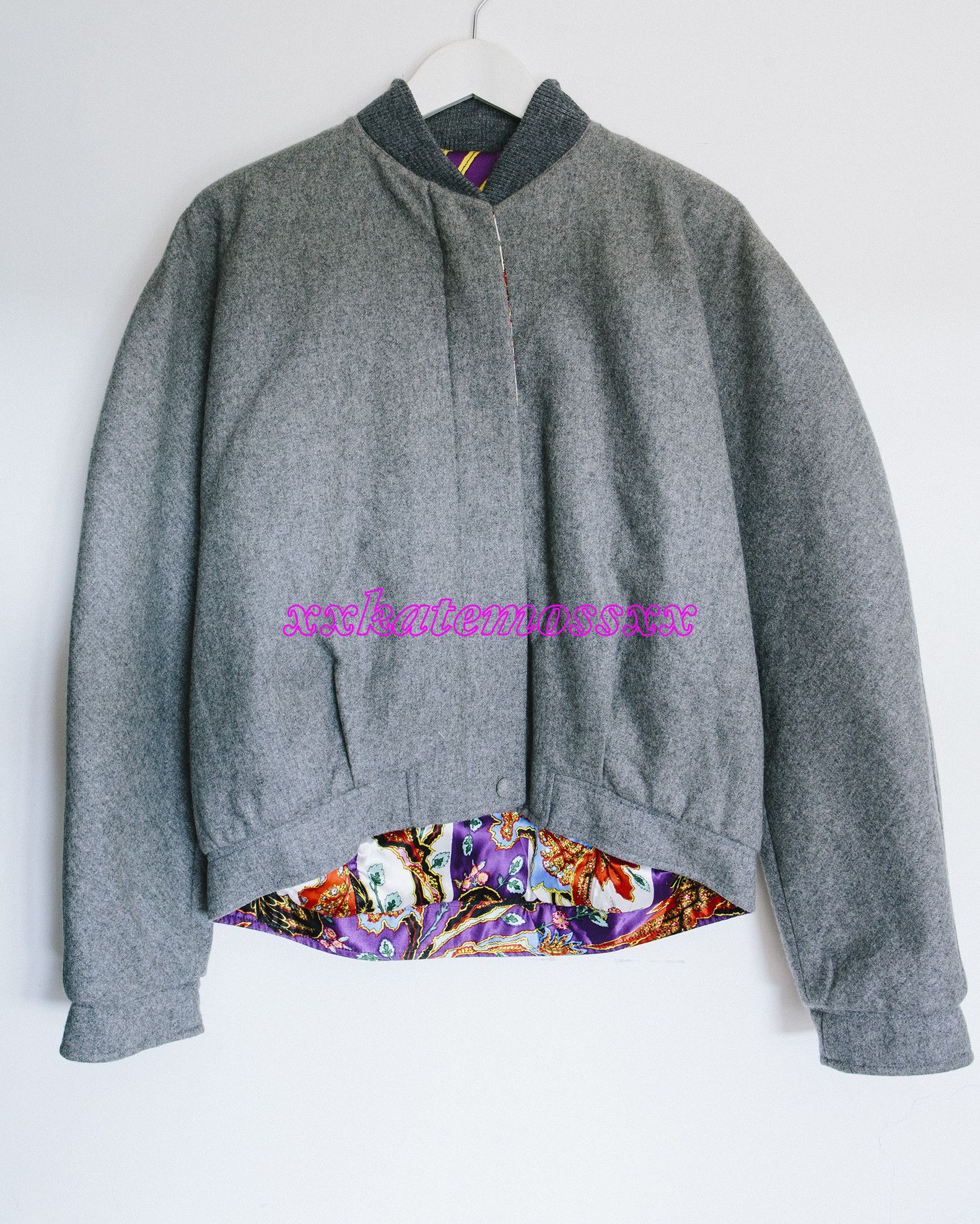 Balenciaga Pre-fall11 Oversized Reversible Bomber Jacket