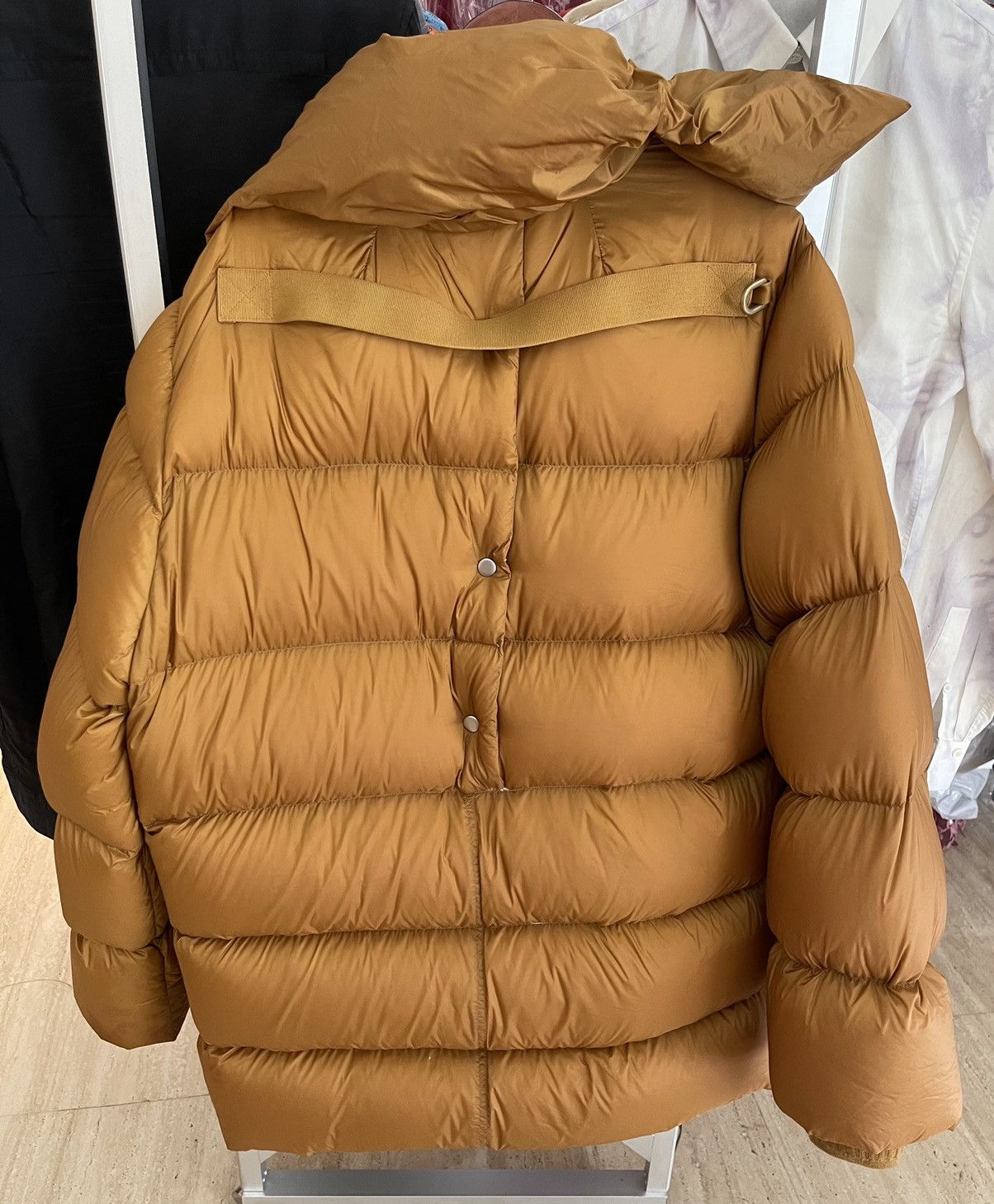 Rick Owens FW17 glitter puffer duvet jacket in gold ish mustard Size US M / EU 48-50 / 2 - 2 Thumbnail