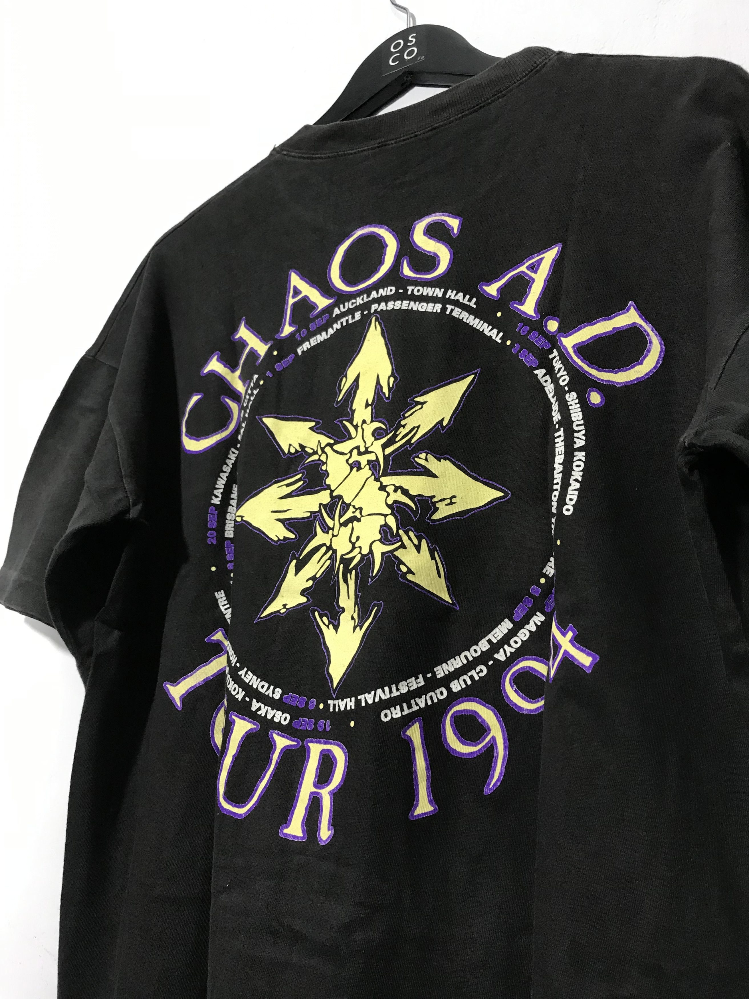 Band Tees Vintage Sepultura Blue Graph ©️1993 Band Tees Size US L / EU 52-54 / 3 - 7 Thumbnail