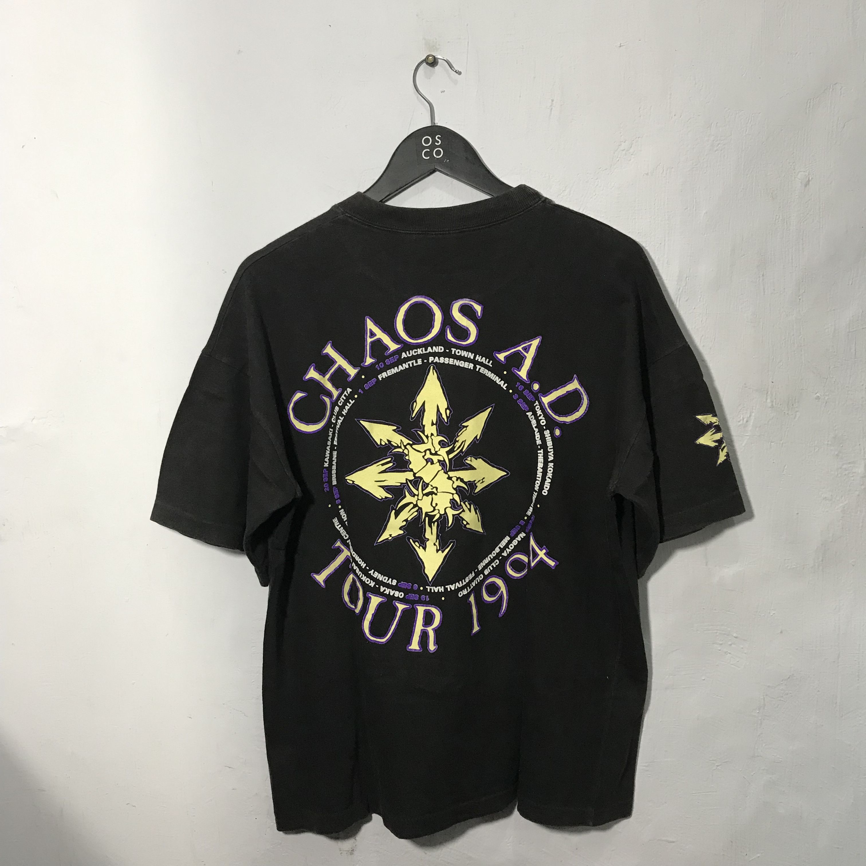 Band Tees Vintage Sepultura Blue Graph ©️1993 Band Tees Size US L / EU 52-54 / 3 - 6 Thumbnail