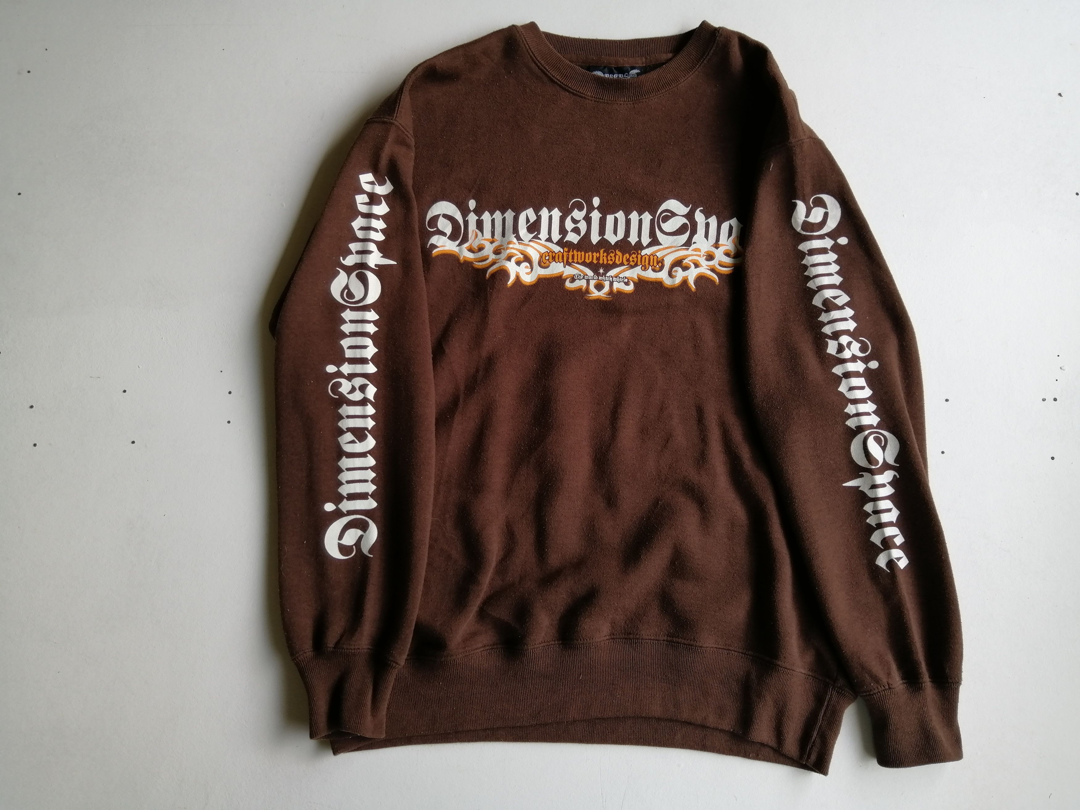 Other Vintage Dimension Space Big Logo Sweatshirt Size US XL / EU 56 / 4 - 8 Thumbnail