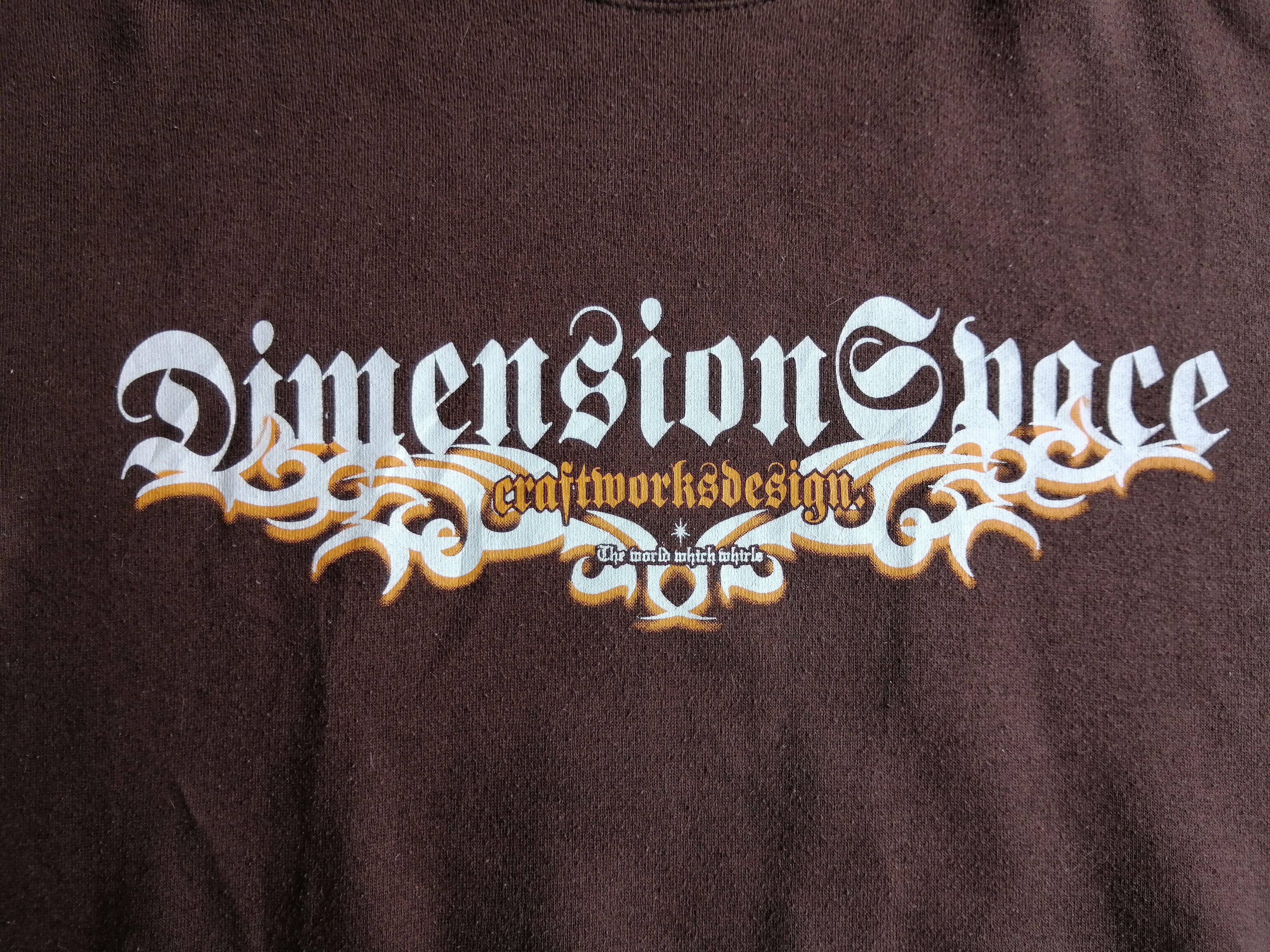 Other Vintage Dimension Space Big Logo Sweatshirt Size US XL / EU 56 / 4 - 3 Thumbnail