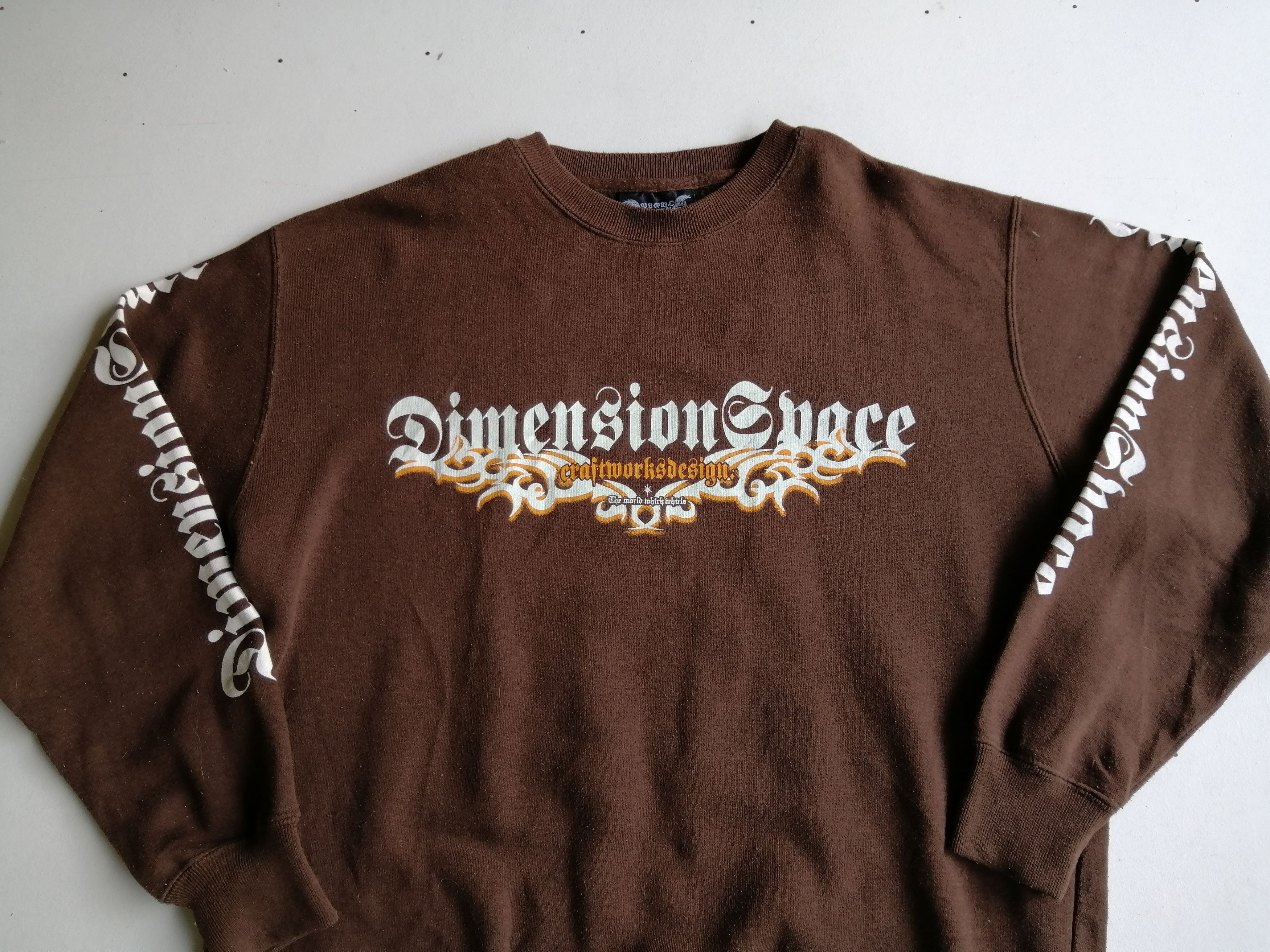 Other Vintage Dimension Space Big Logo Sweatshirt Size US XL / EU 56 / 4 - 5 Thumbnail
