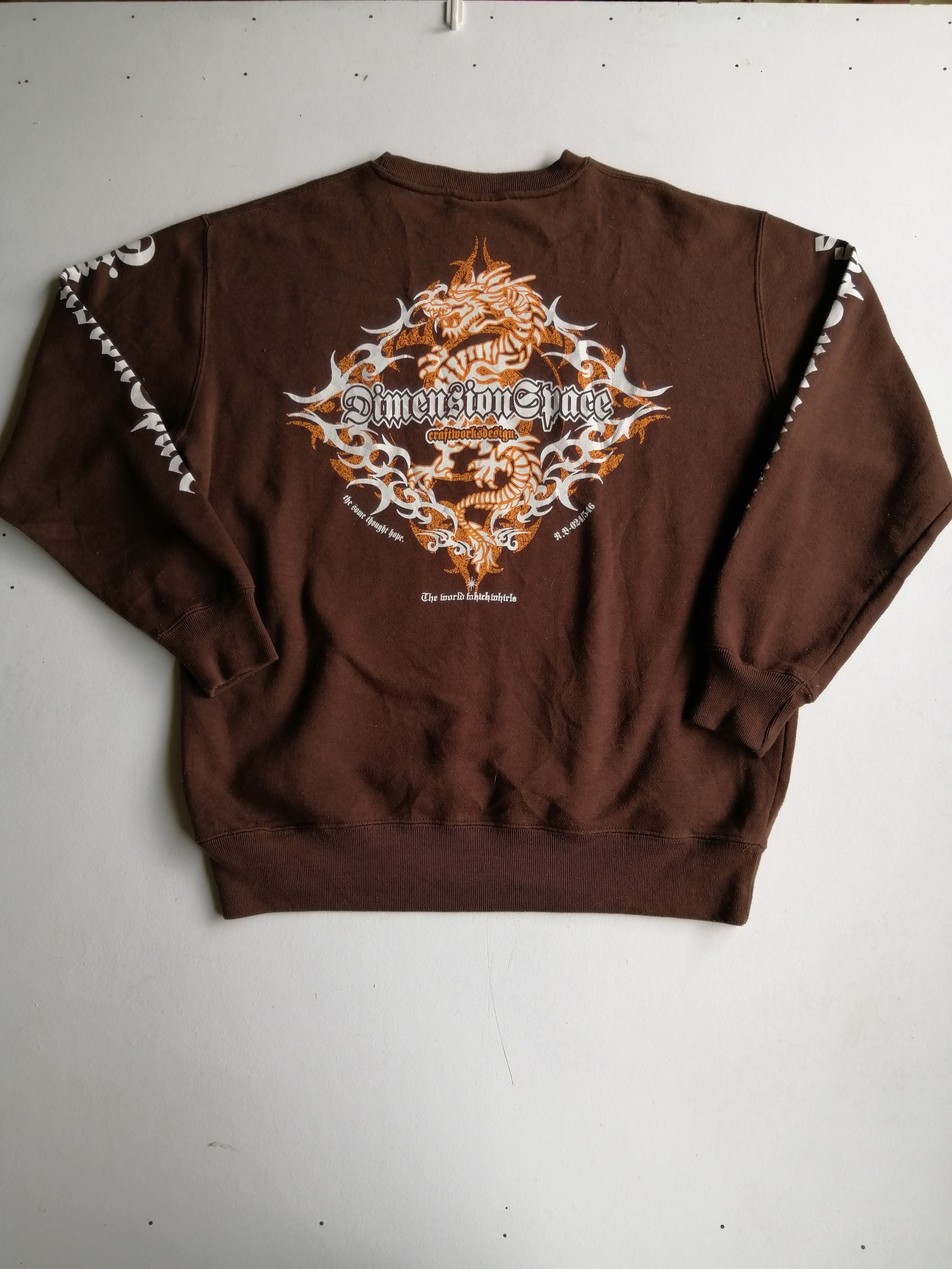 Other Vintage Dimension Space Big Logo Sweatshirt Size US XL / EU 56 / 4 - 9 Thumbnail