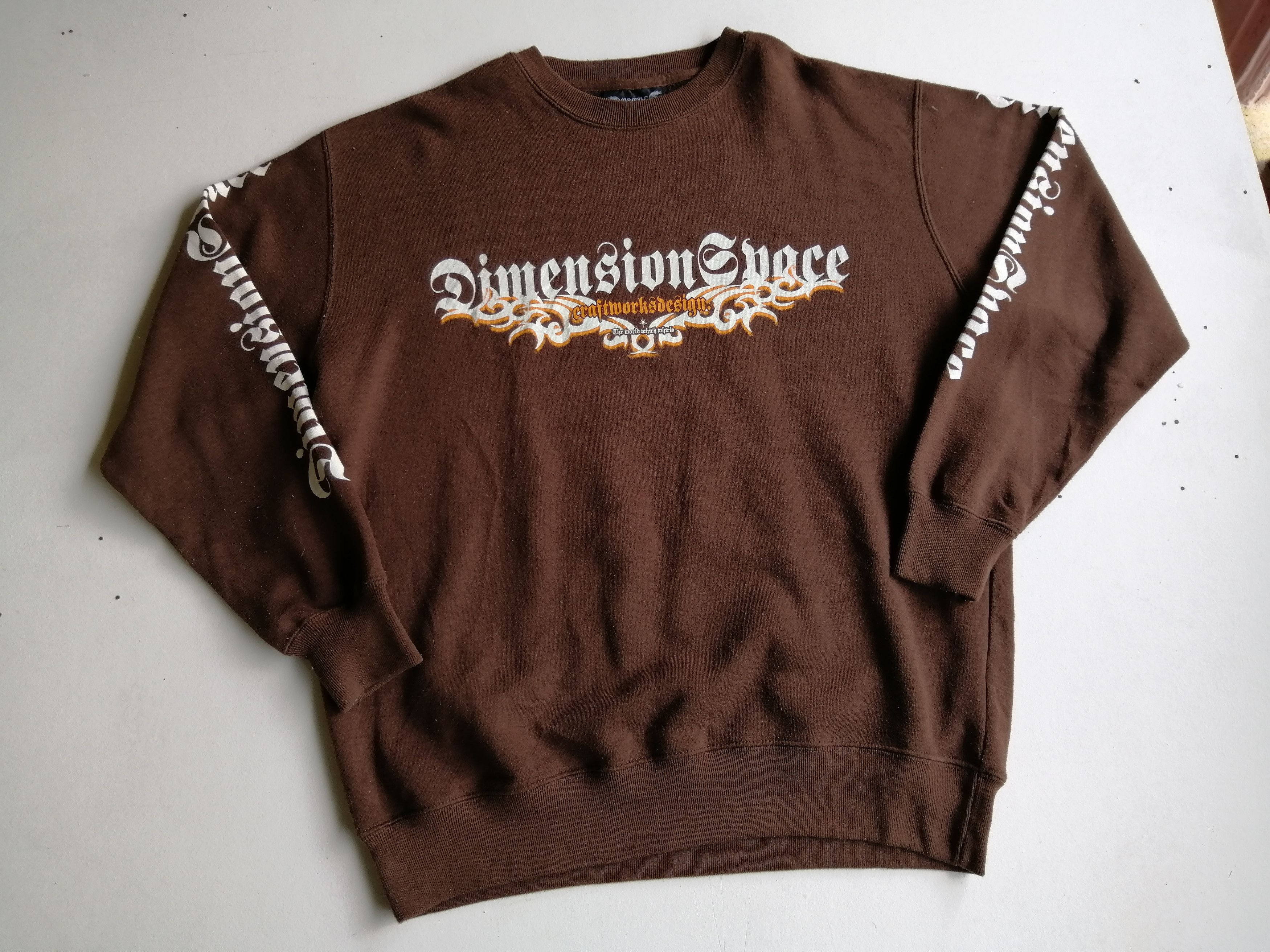 Other Vintage Dimension Space Big Logo Sweatshirt Size US XL / EU 56 / 4 - 2 Thumbnail