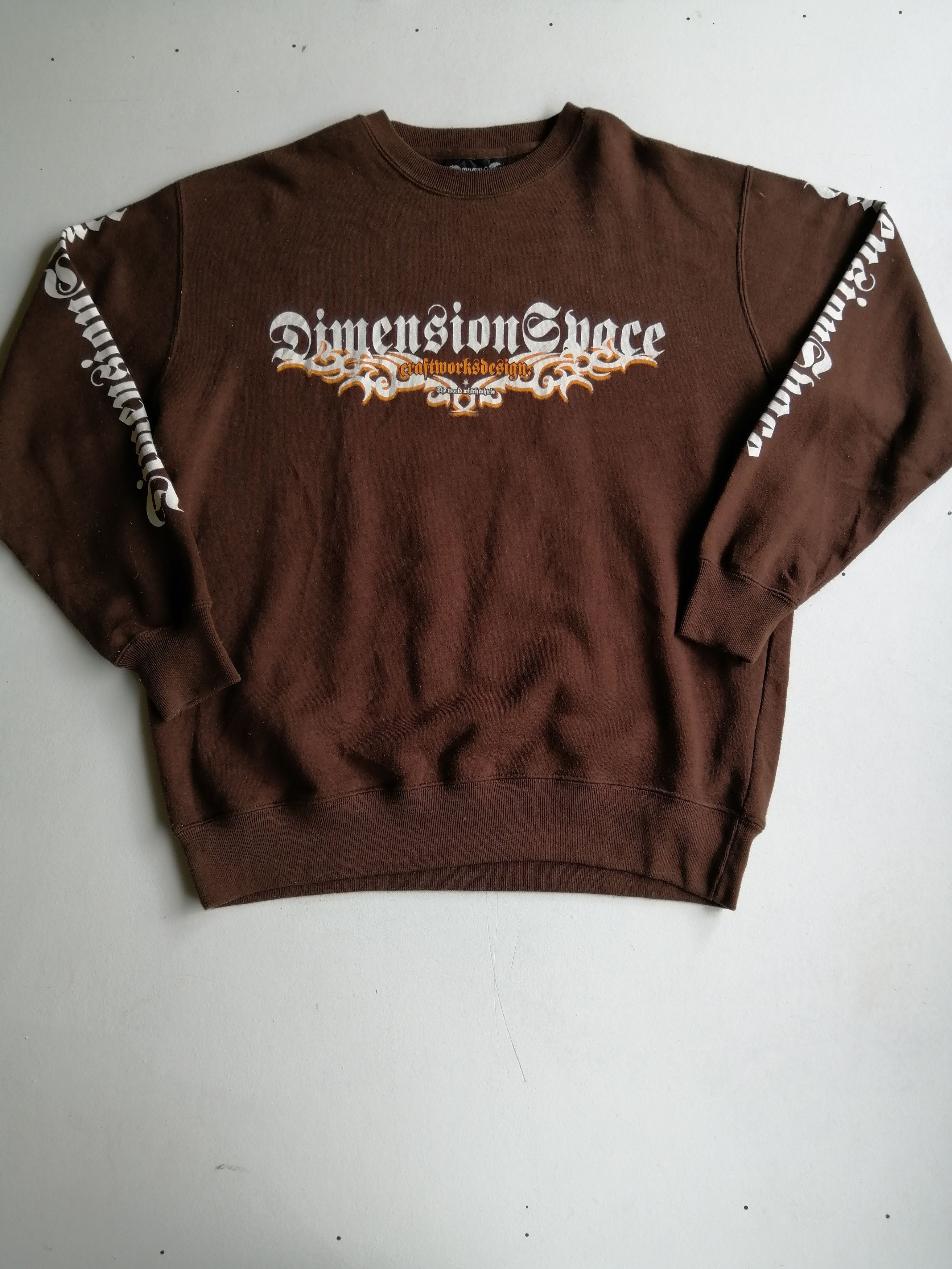 Other Vintage Dimension Space Big Logo Sweatshirt Size US XL / EU 56 / 4 - 1 Thumbnail