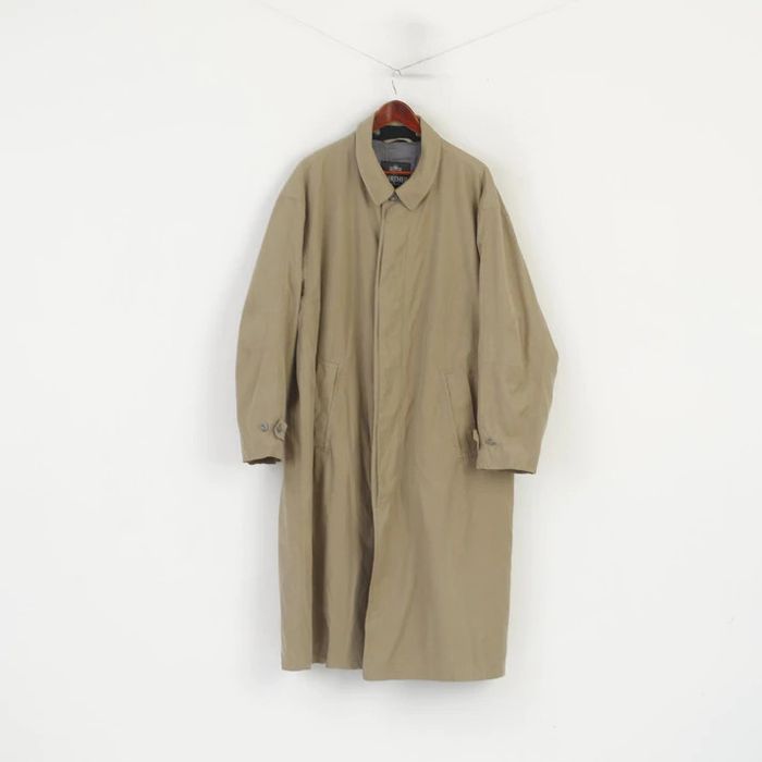 Vintage Werther International Men 52 L Coat Khaki Trench 2997 | Grailed