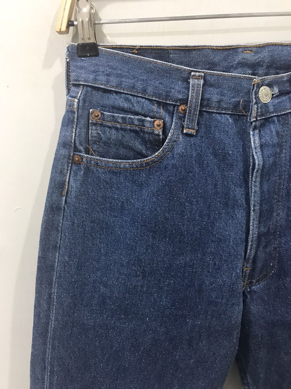 Levi's × Vintage Vintage 80s Levis 501 Regular Medium Washed Jeans Size US 27 - 3 Thumbnail