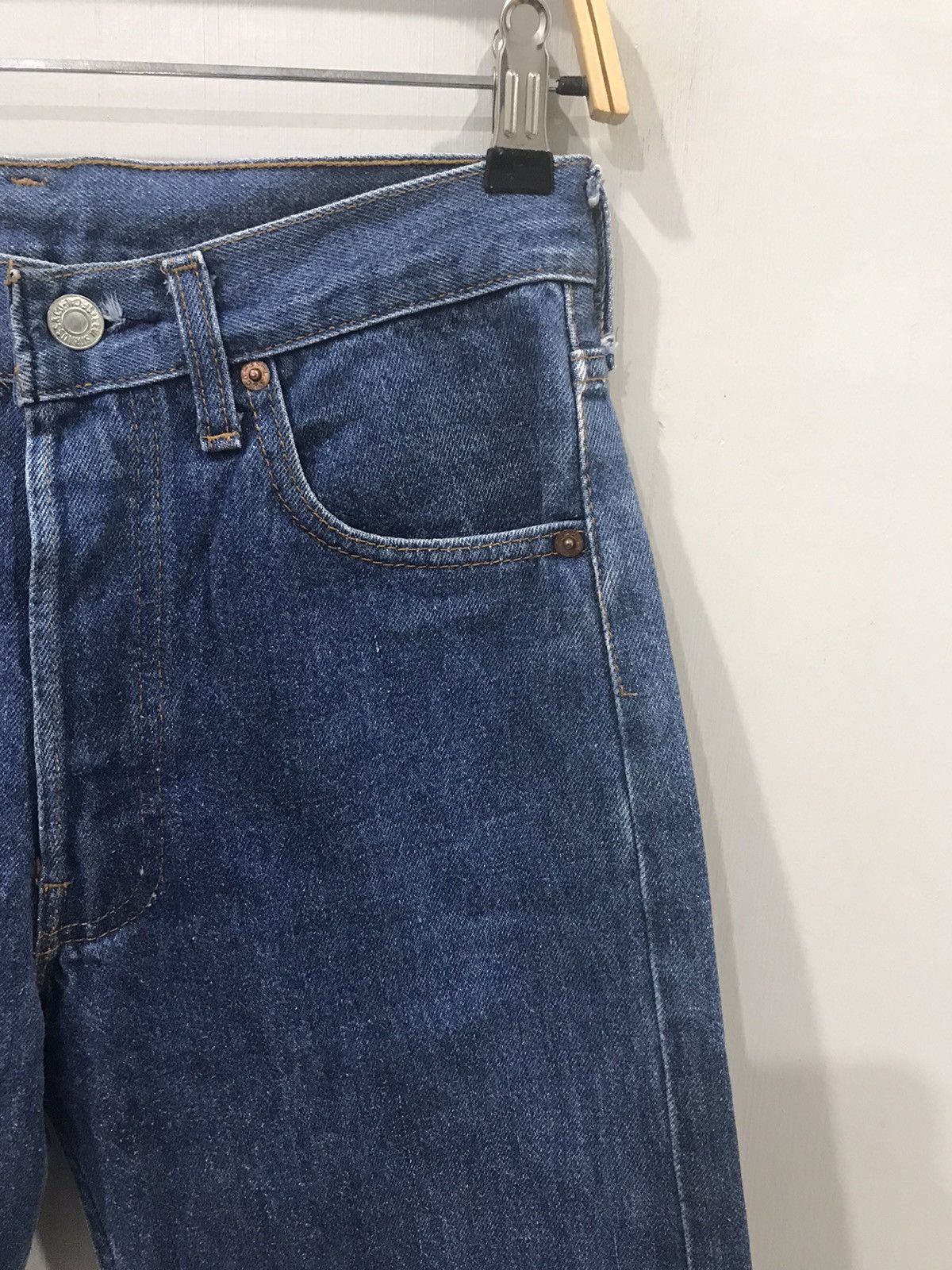 Levi's × Vintage Vintage 80s Levis 501 Regular Medium Washed Jeans Size US 27 - 2 Thumbnail