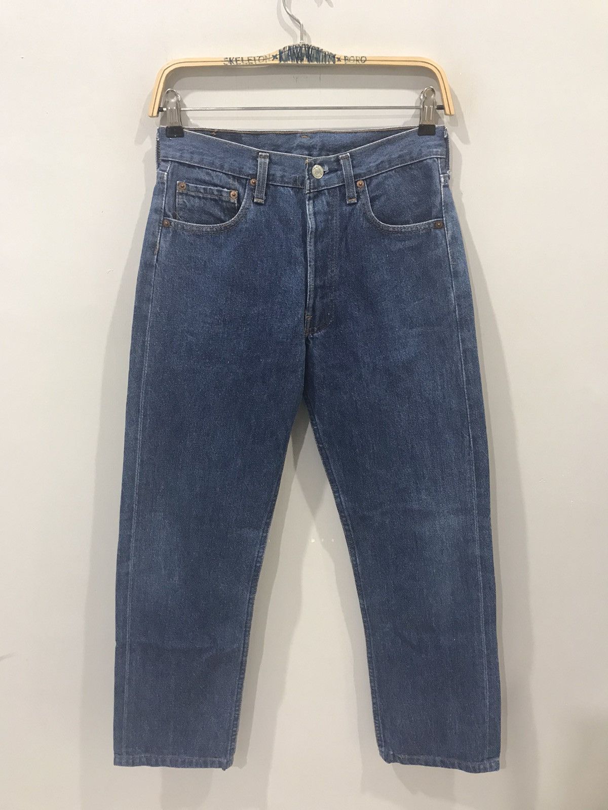 Levi's × Vintage Vintage 80s Levis 501 Regular Medium Washed Jeans Size US 27 - 1 Thumbnail