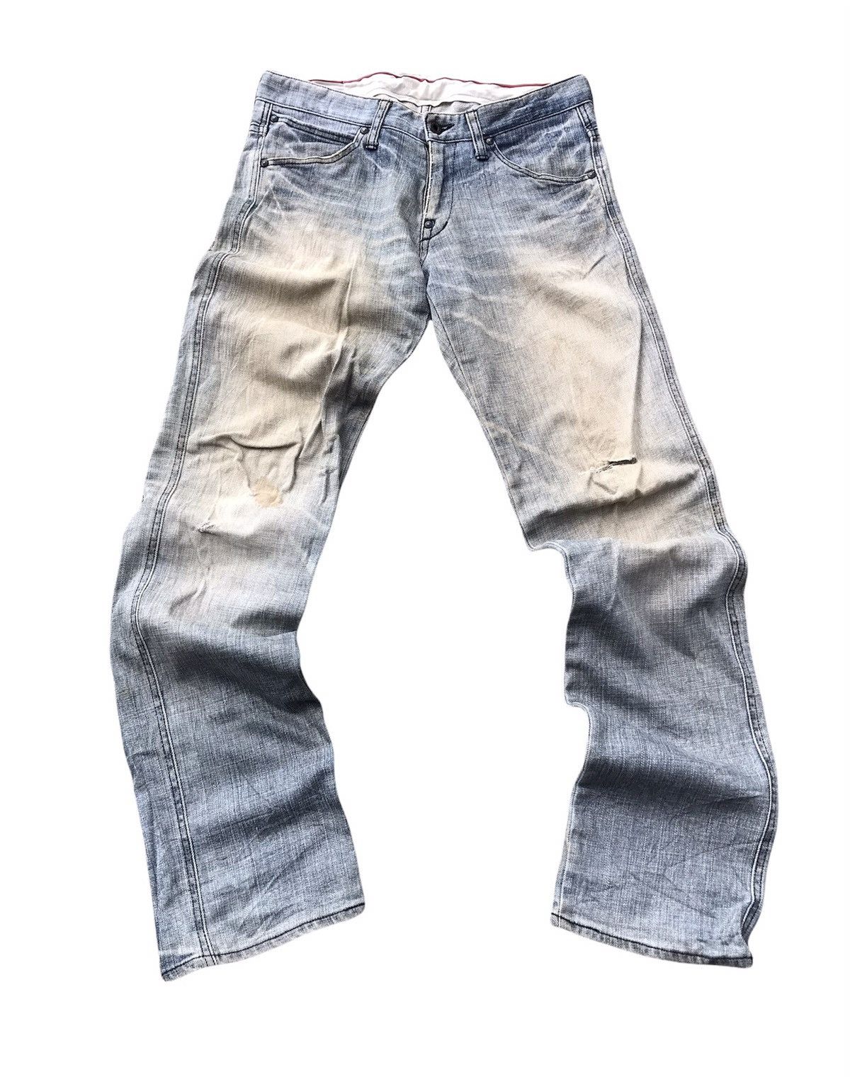 FACTOTUM Factotum japan denim distressed slim cut jeans Size US 32 / EU 48 - 3 Thumbnail