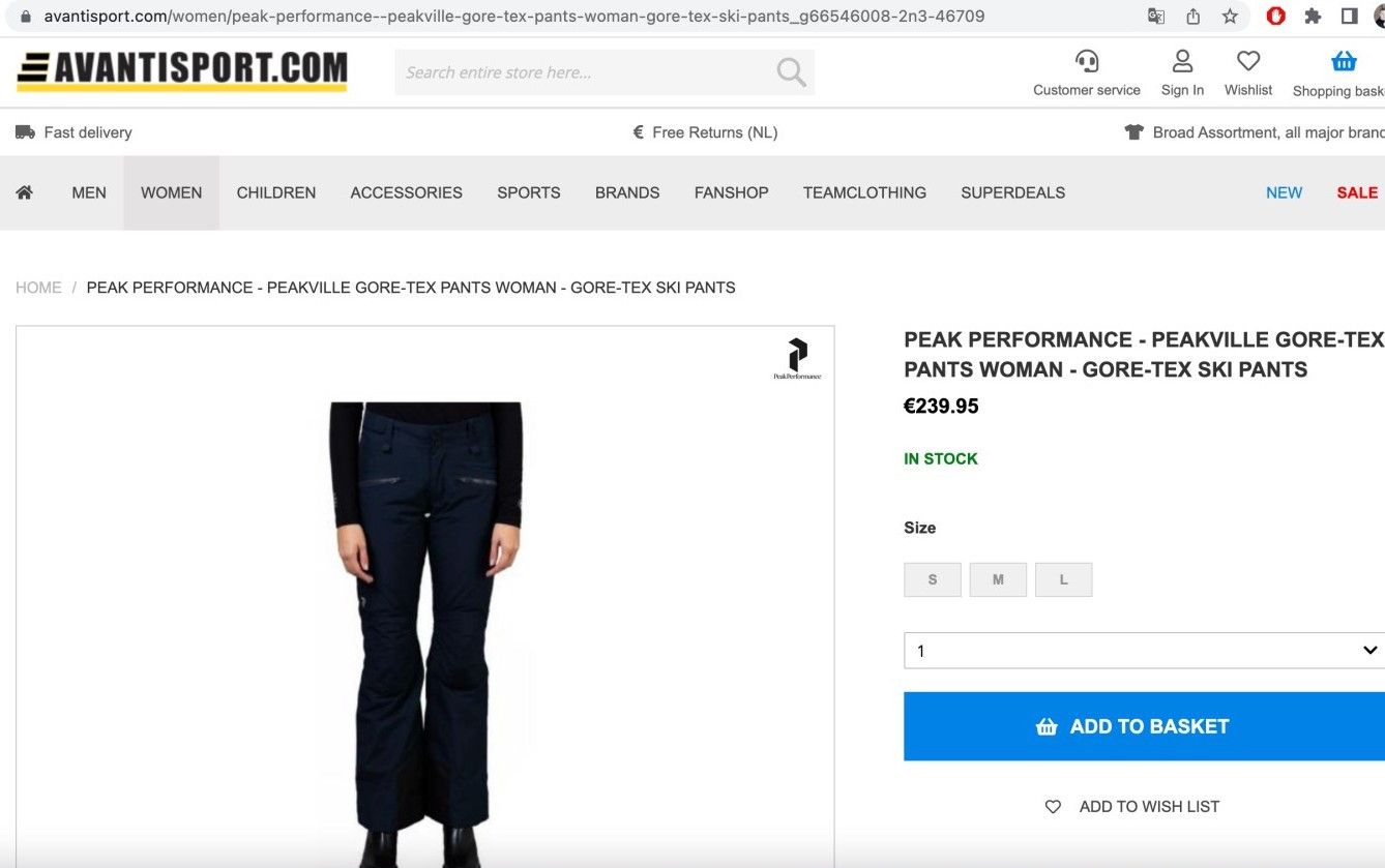 Peak Performance Peak Performance Peakville Gore-Tex Ski Winter Pants Size 25" / US 0 / IT 36 - 3 Thumbnail
