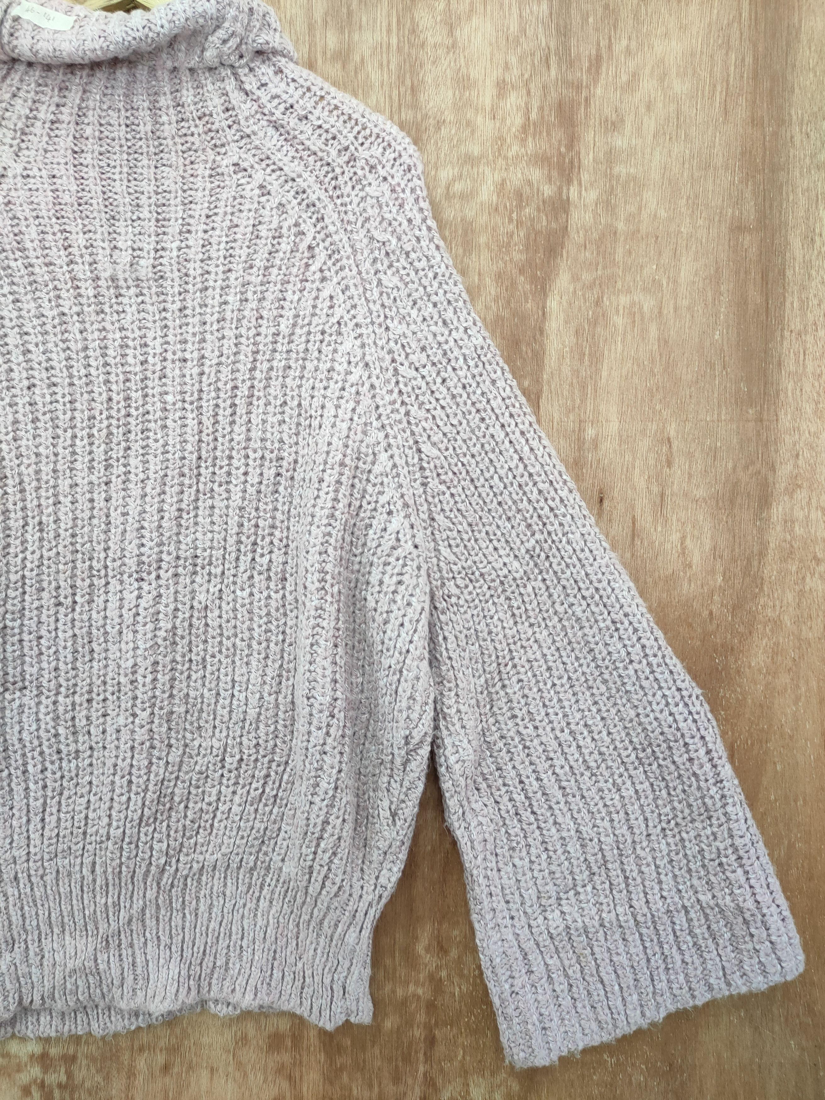 Aran Isles Knitwear DL Japan cable mohair knitwear turtleneck #46-141 Size L / US 10 / IT 46 - 9 Thumbnail
