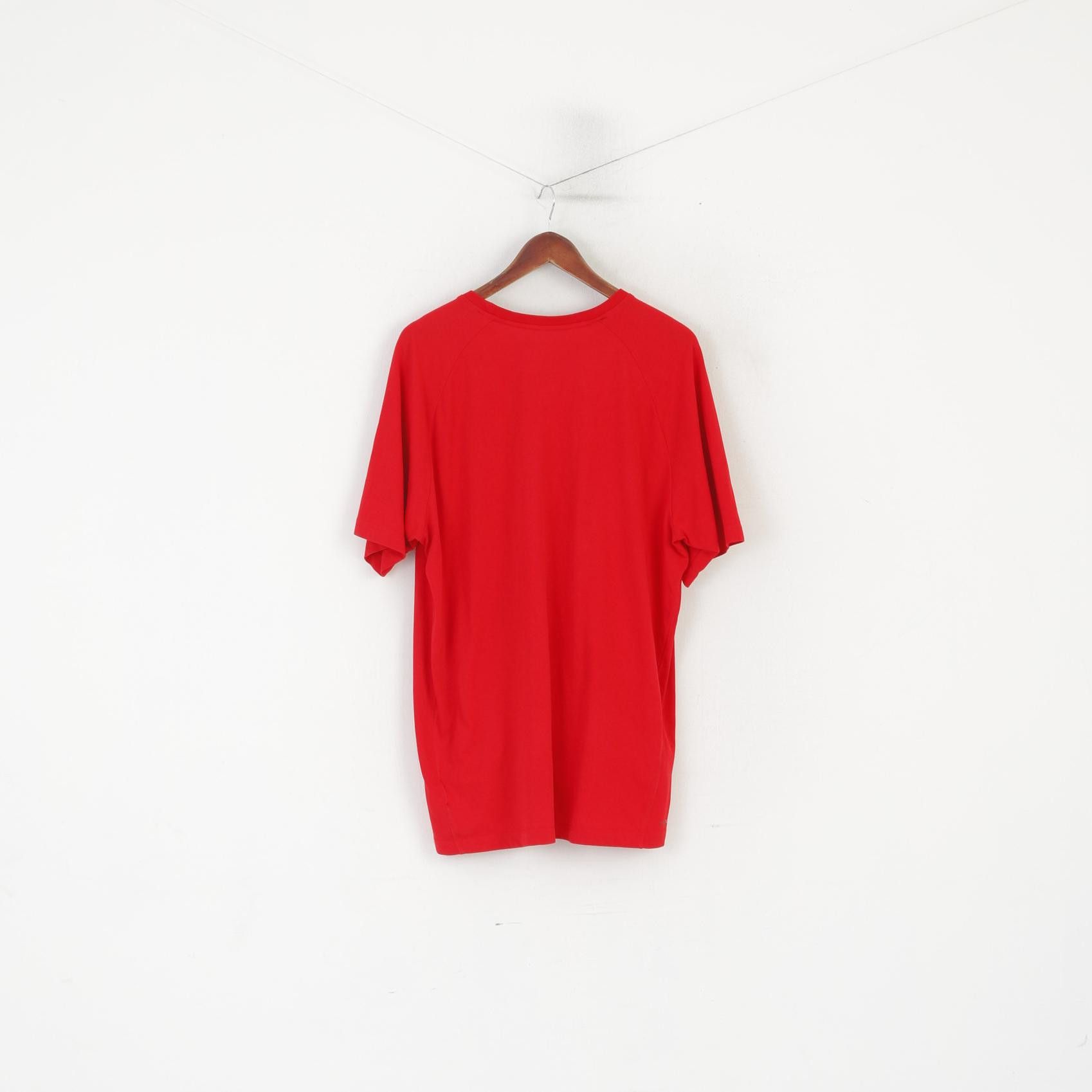 Adidas × Vintage Adidas Men XL T-Shirt Red Cotton Vintage Sport 8501 Size US XL / EU 56 / 4 - 6 Thumbnail