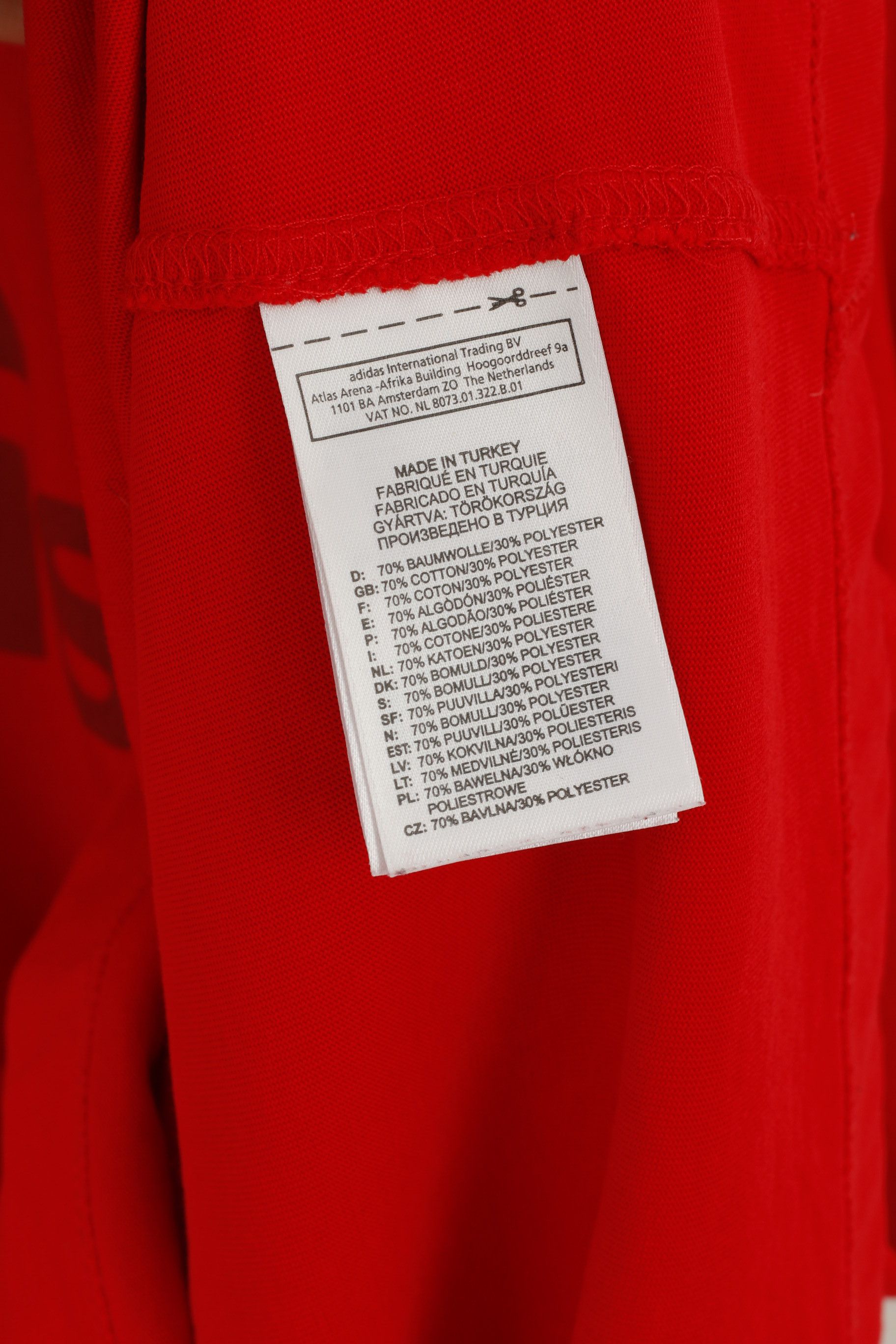 Adidas × Vintage Adidas Men XL T-Shirt Red Cotton Vintage Sport 8501 Size US XL / EU 56 / 4 - 5 Thumbnail