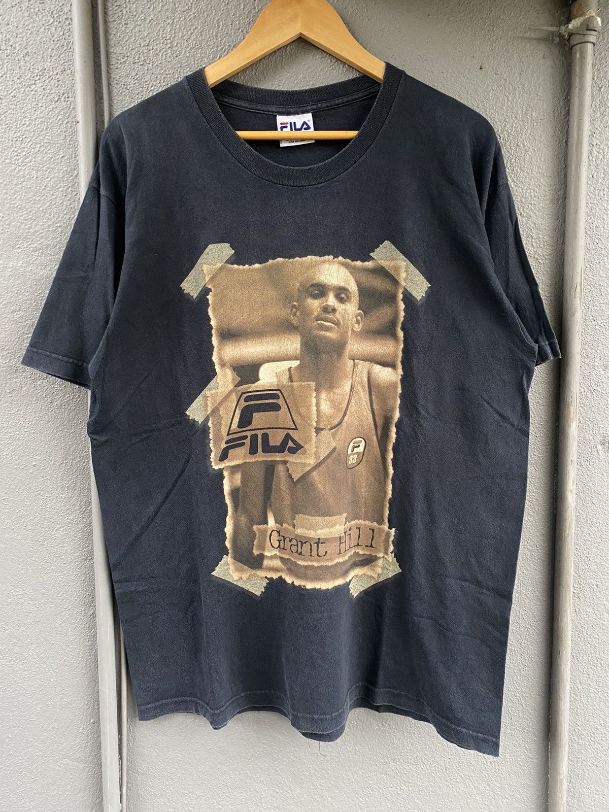 Vintage Rare Grant Hill NBA player Raptees FILA 90's