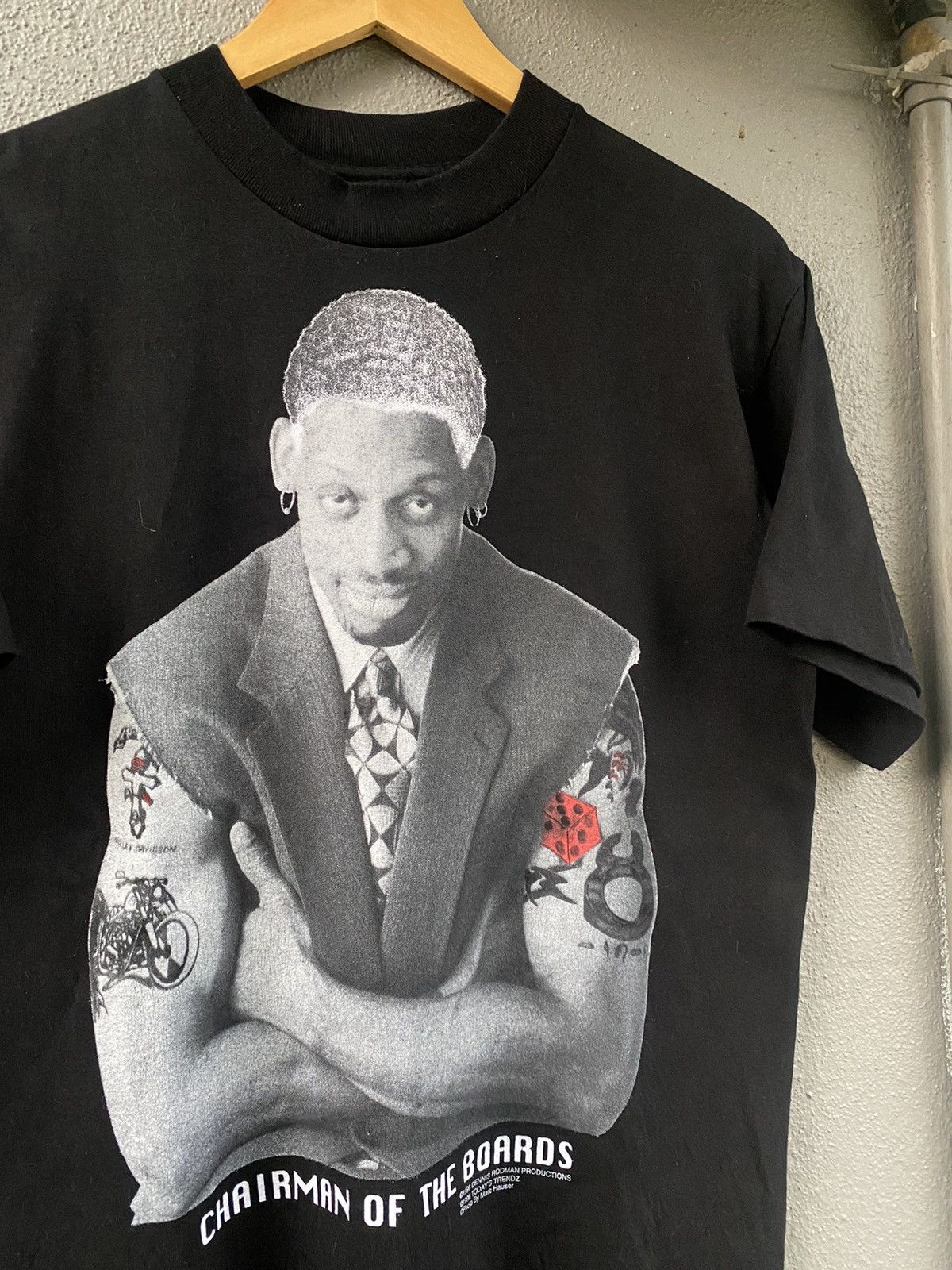 Vintage RARE Dennis Rodman Raptees NBA Glow in the dark 1996