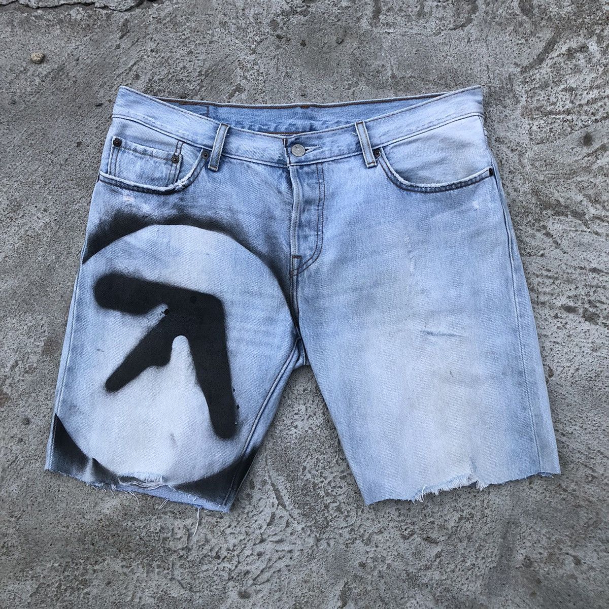 Aphex Twin X Levis 501 Denim shorts costume