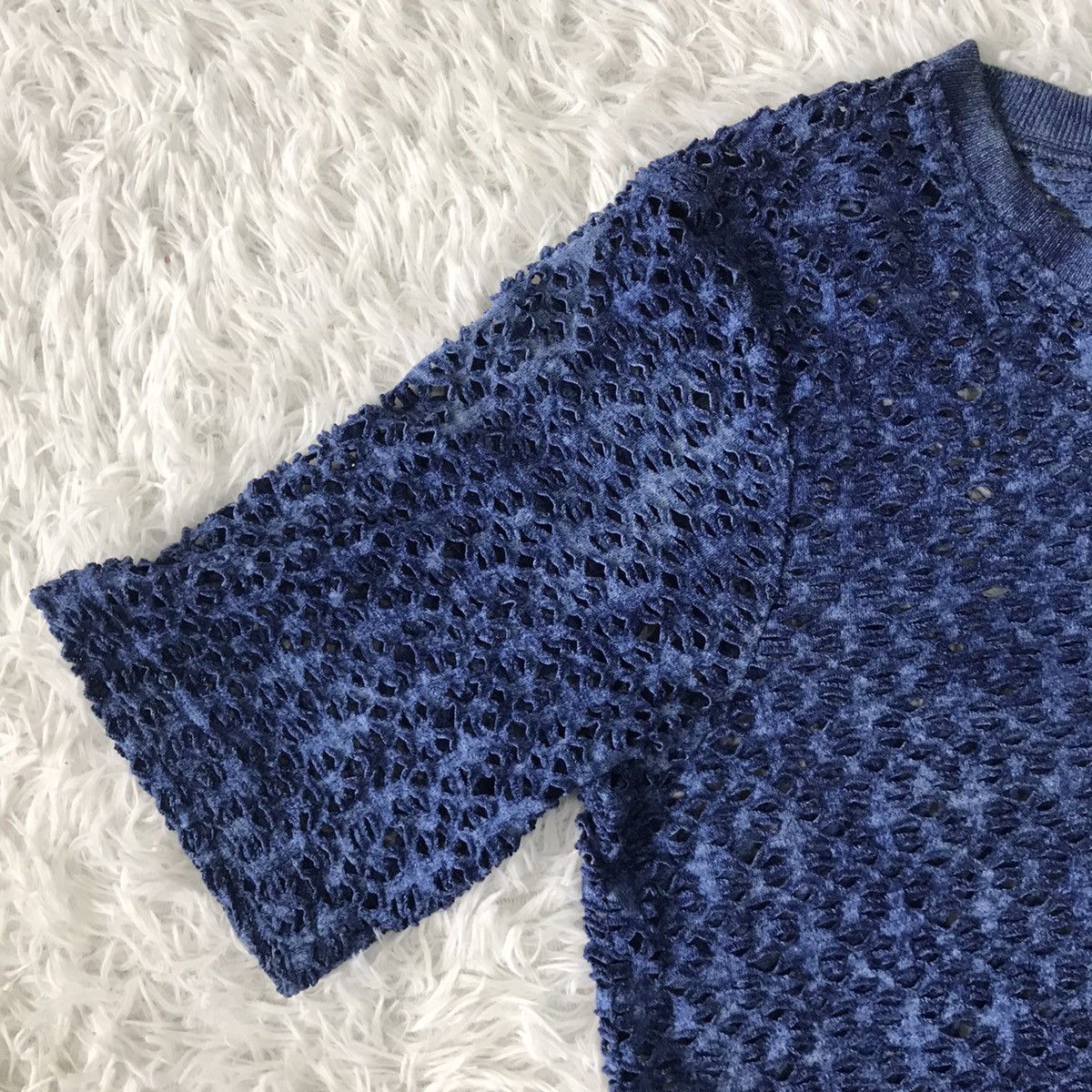 Japanese Brand 💥Nice Cutting Art Short Sleeve Top Petit Wild Size US L / EU 52-54 / 3 - 3 Thumbnail